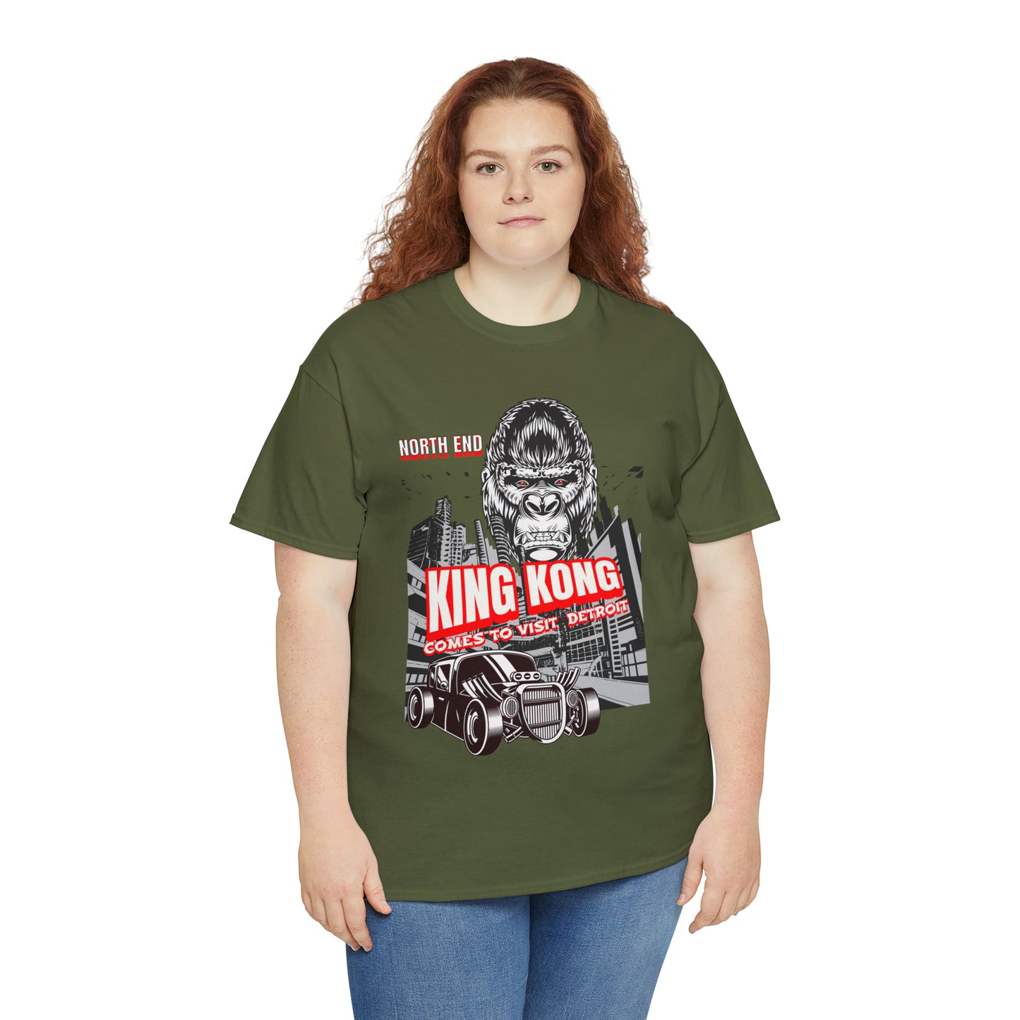 Unisex Heavy Cotton Tee NORTH END KONG