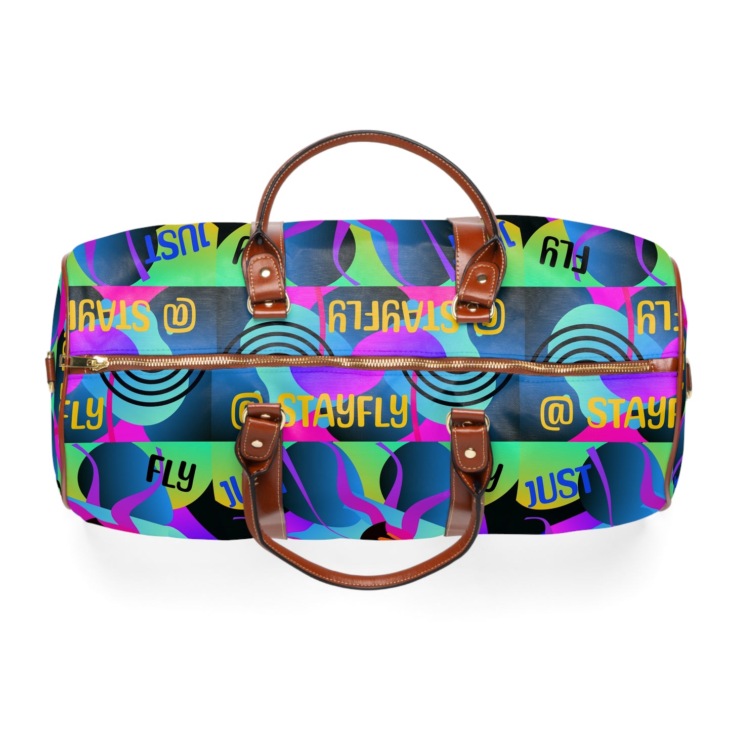 Waterproof Travel Bag Just Fly Fashion Pattern
