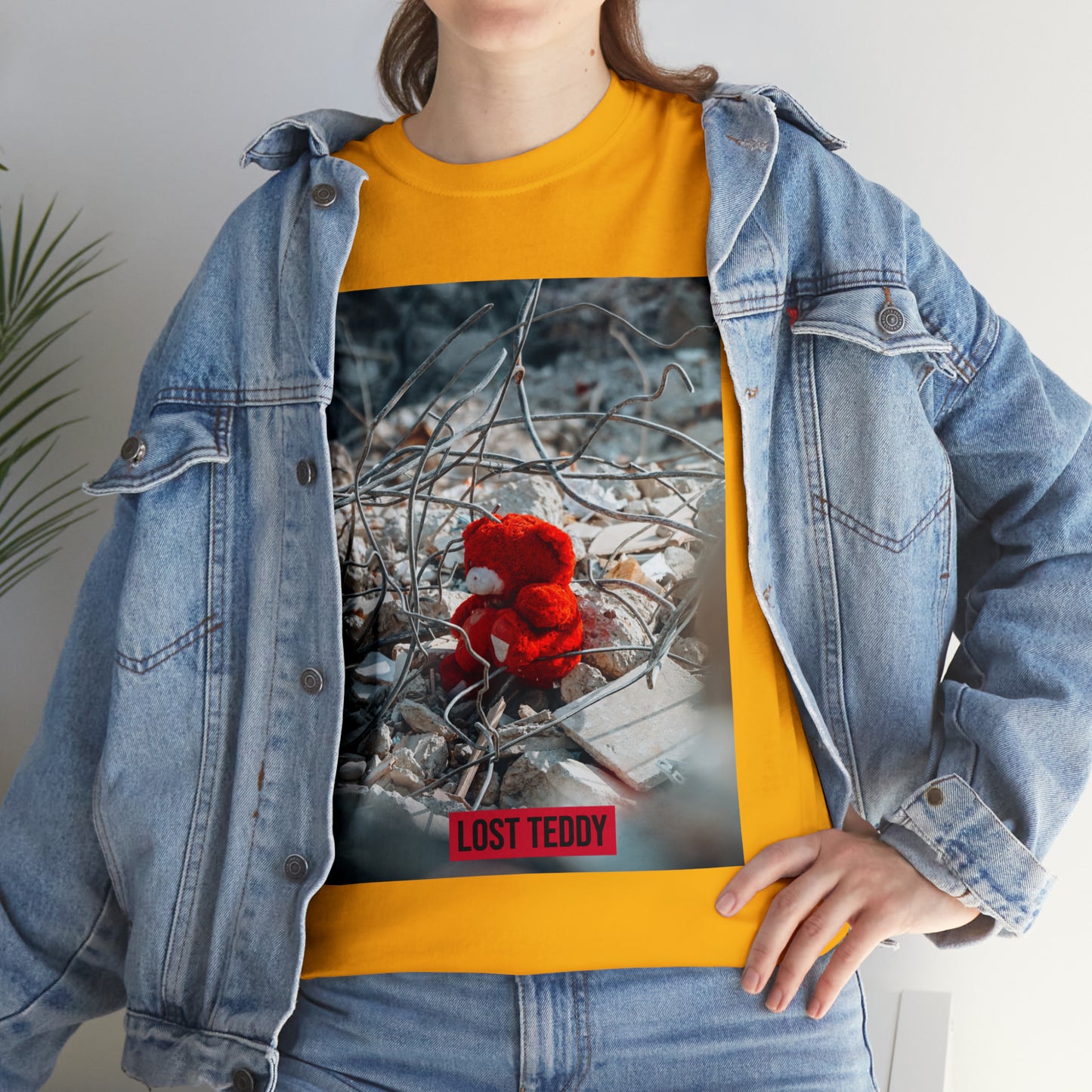 Unisex Heavy Cotton Tee Lost Teddy