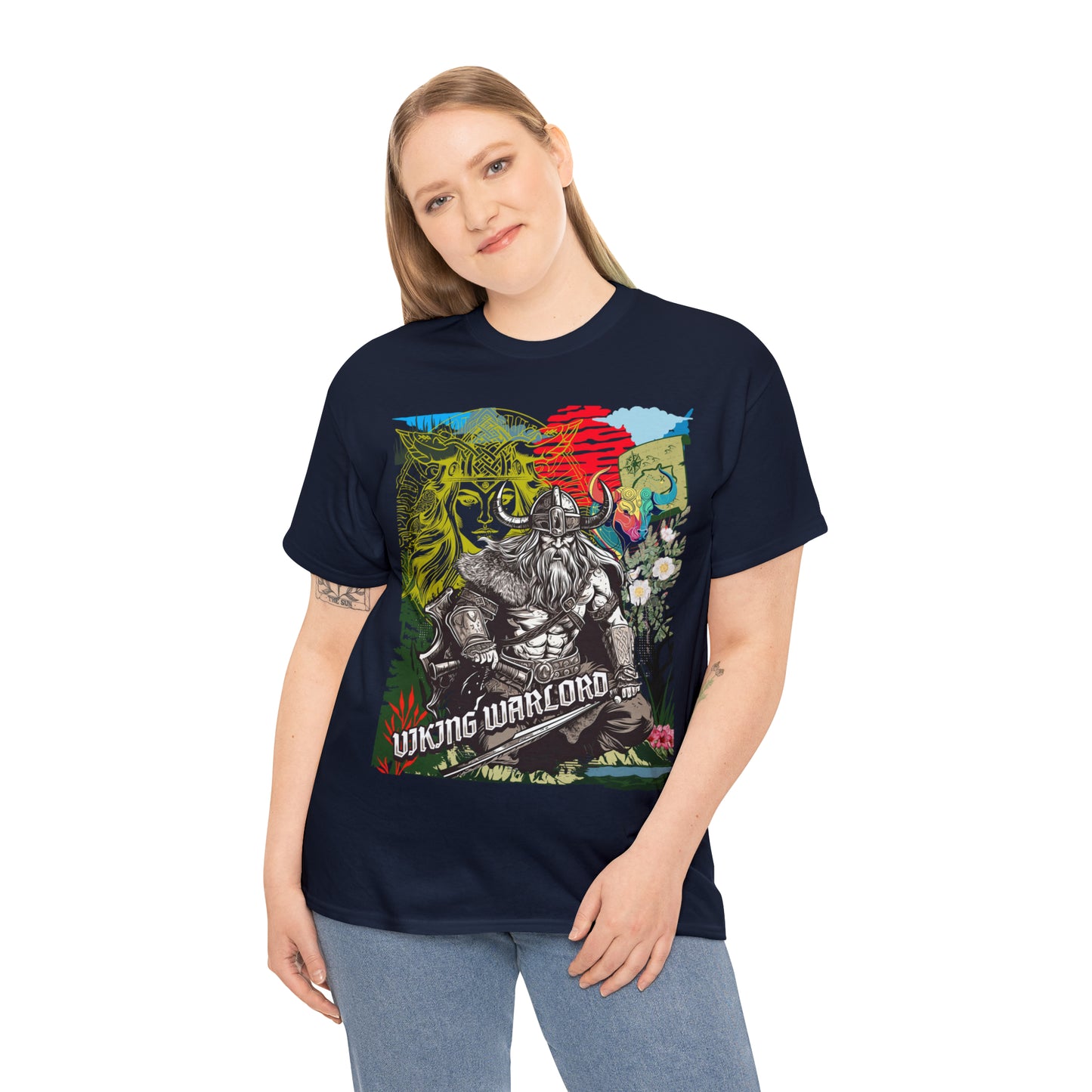 Unisex Heavy Cotton Tee  VIKING WARLORD