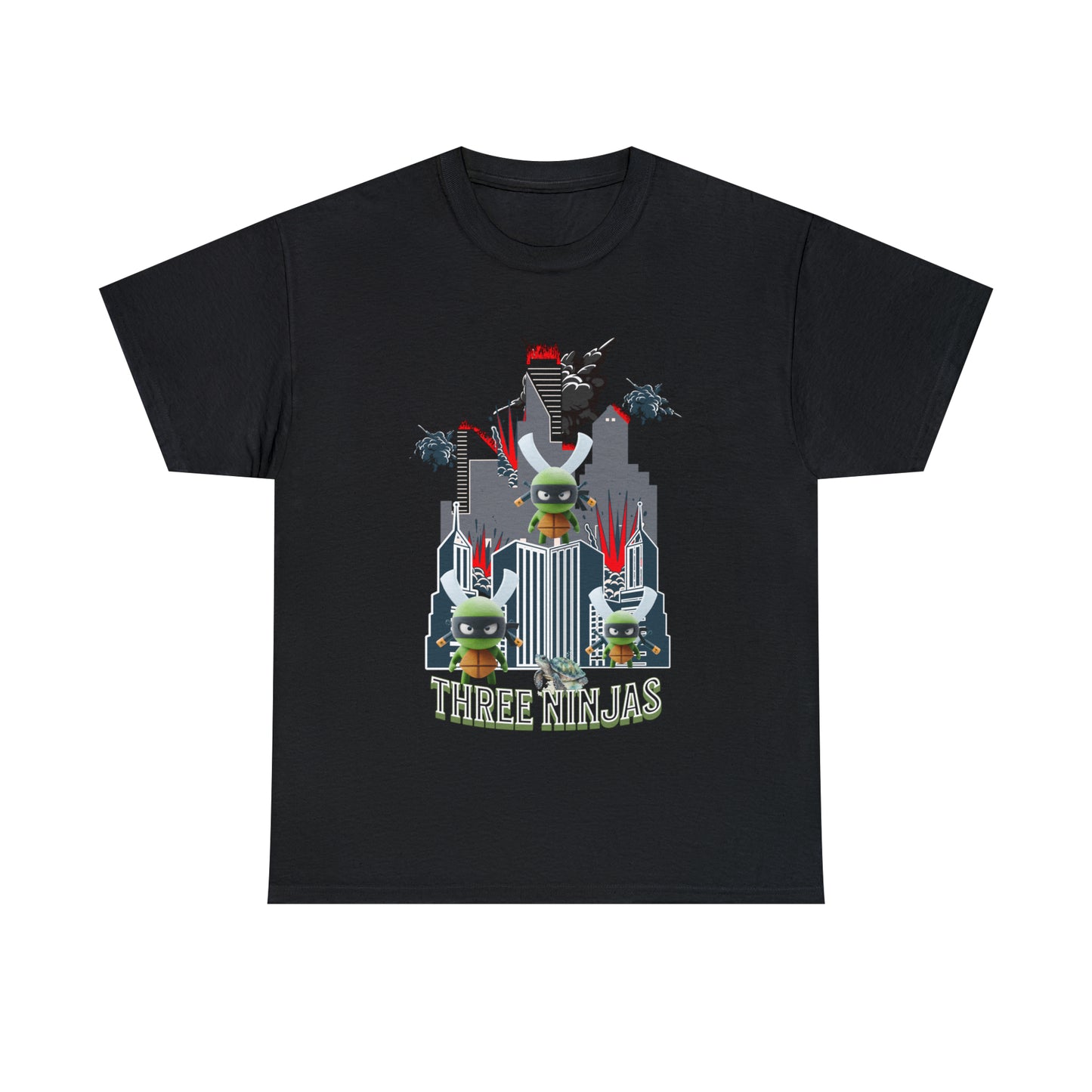 Unisex Heavy Cotton Tee  Three Ninjas
