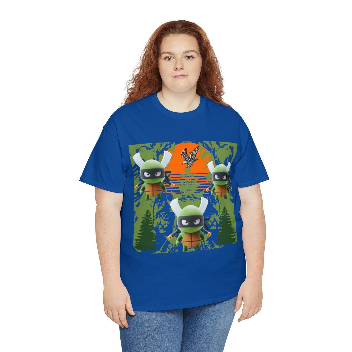 Unisex Heavy Cotton Tee The return of the three ninjas