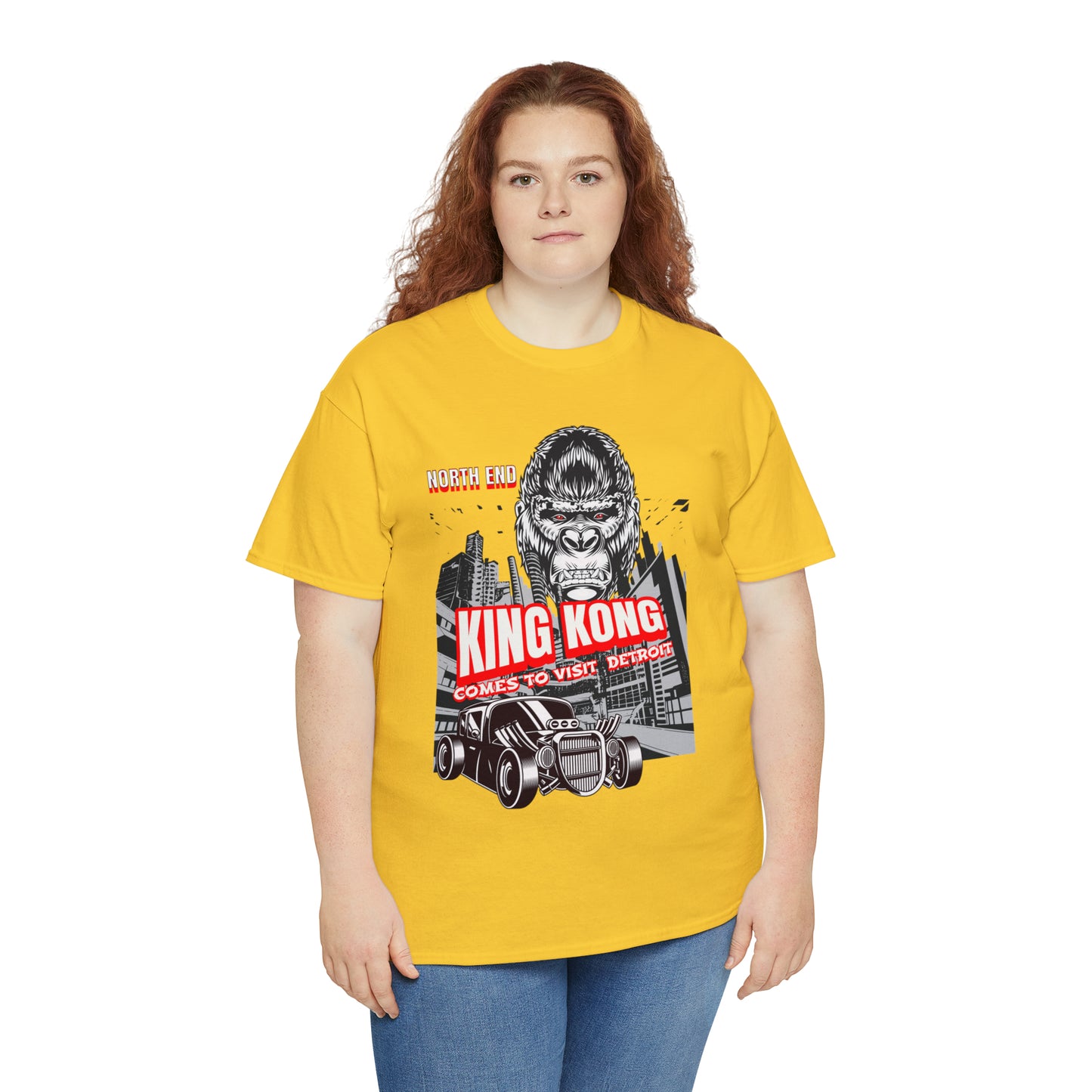Unisex Heavy Cotton Tee NORTH END KONG