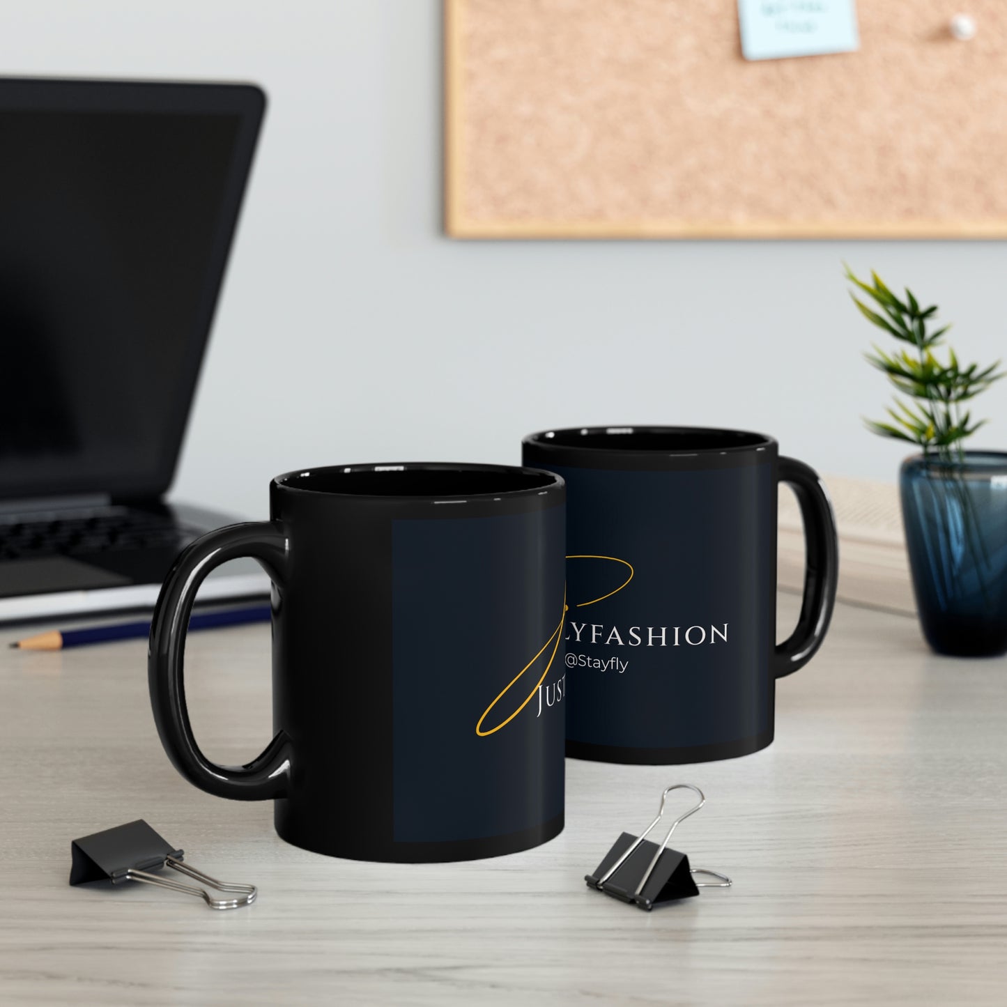 11oz Black Mug