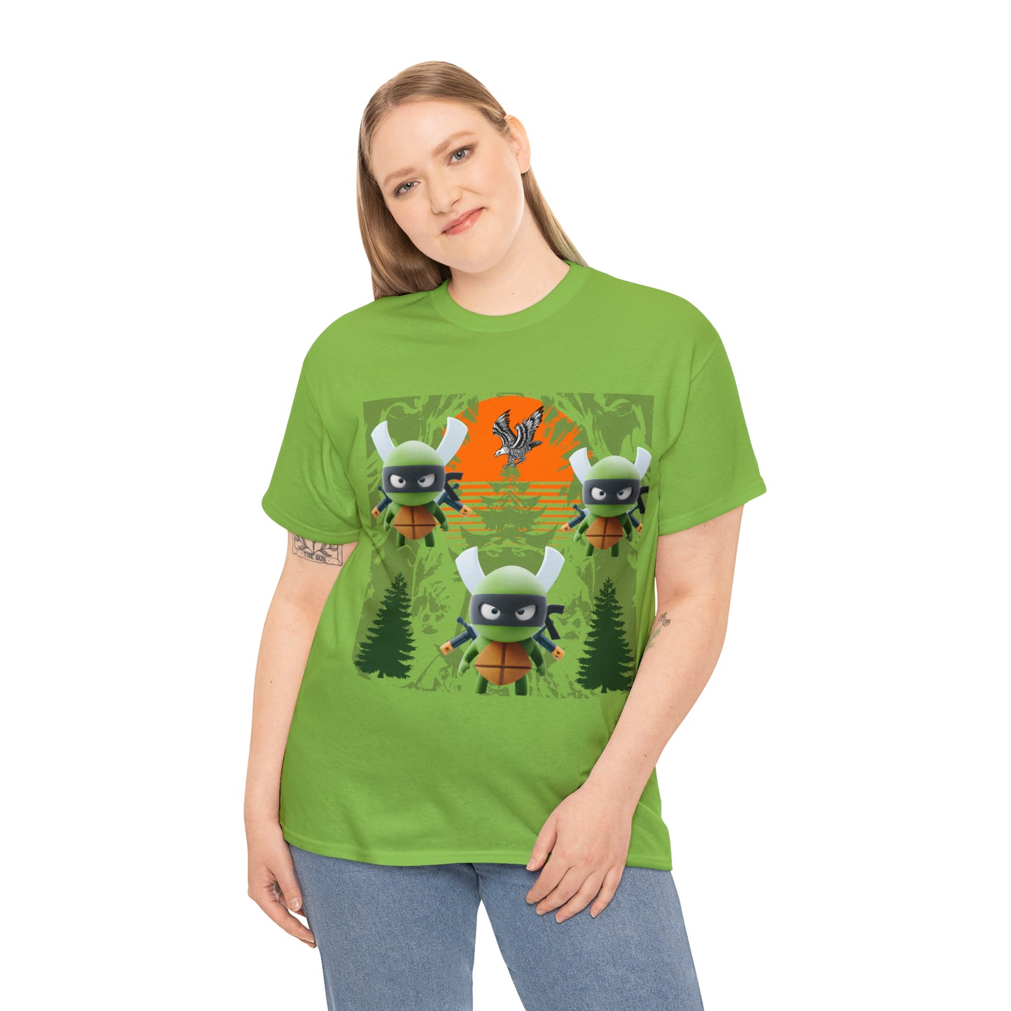 Unisex Heavy Cotton Tee The return of the three ninjas