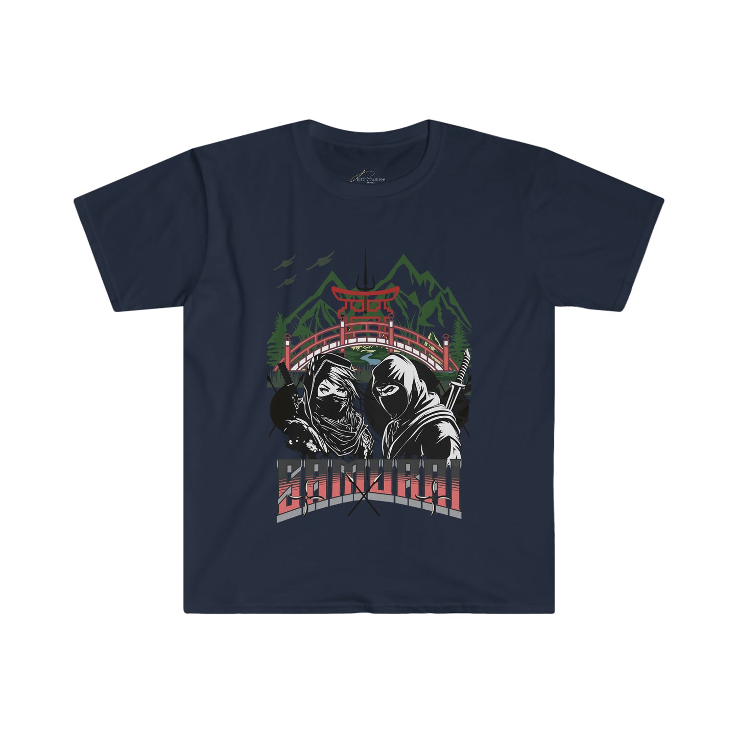 Unisex Softstyle T-Shirt Japanese Samurai