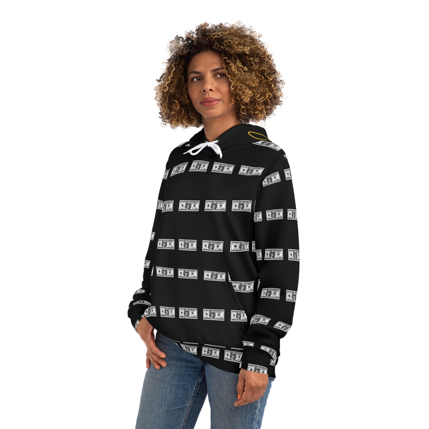 Fashion Hoodie (AOP) 100 Dollar Bill UNISEX @Stayfly