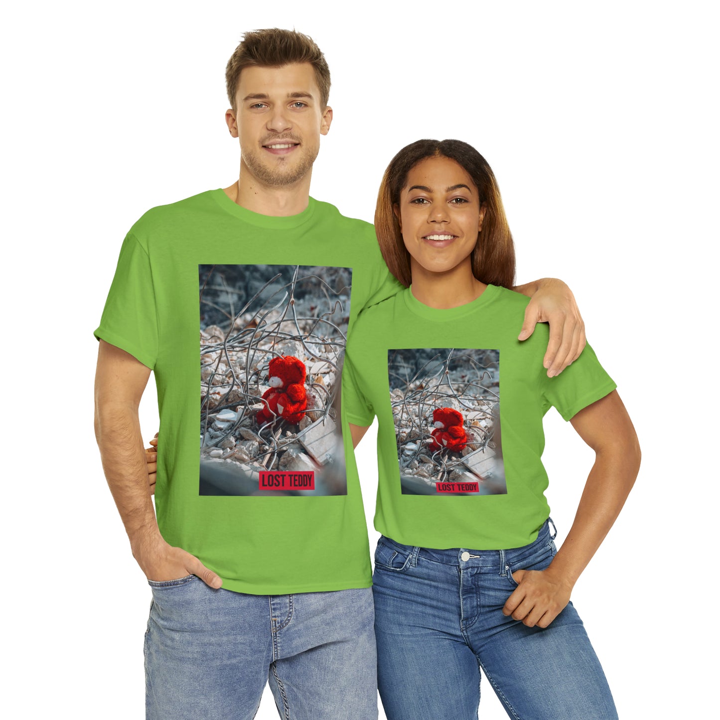 Unisex Heavy Cotton Tee Lost Teddy