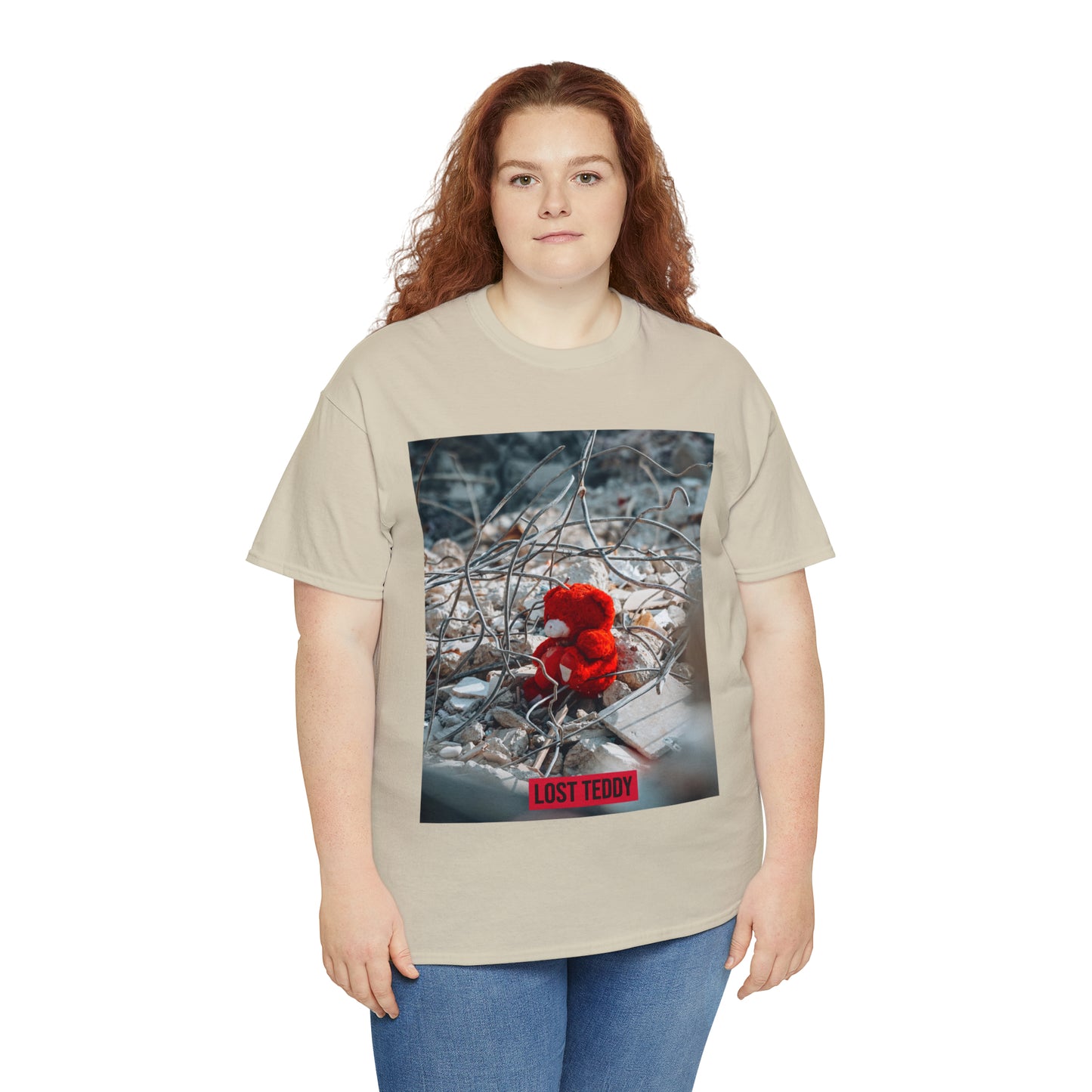 Unisex Heavy Cotton Tee Lost Teddy