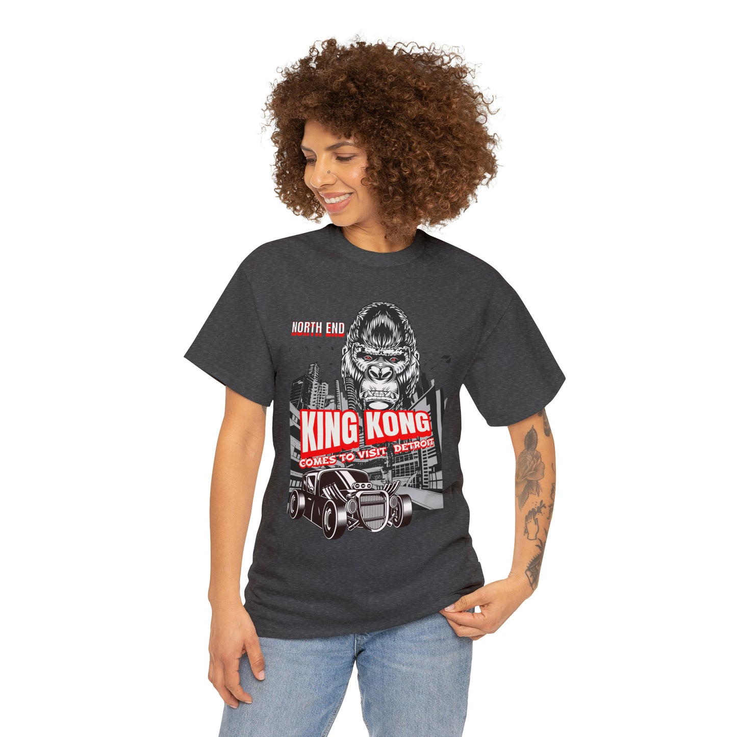 Unisex Heavy Cotton Tee NORTH END KONG