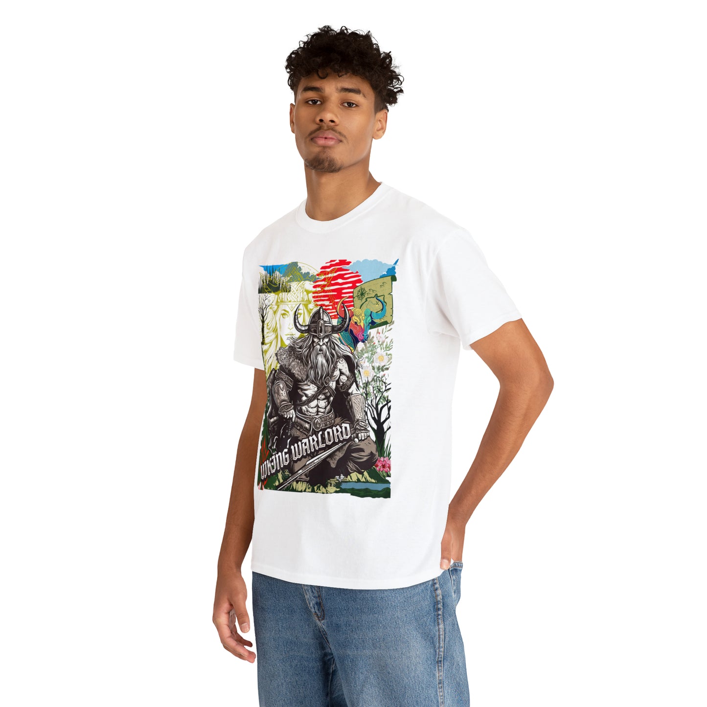 Unisex Heavy Cotton Tee  VIKING WARLORD