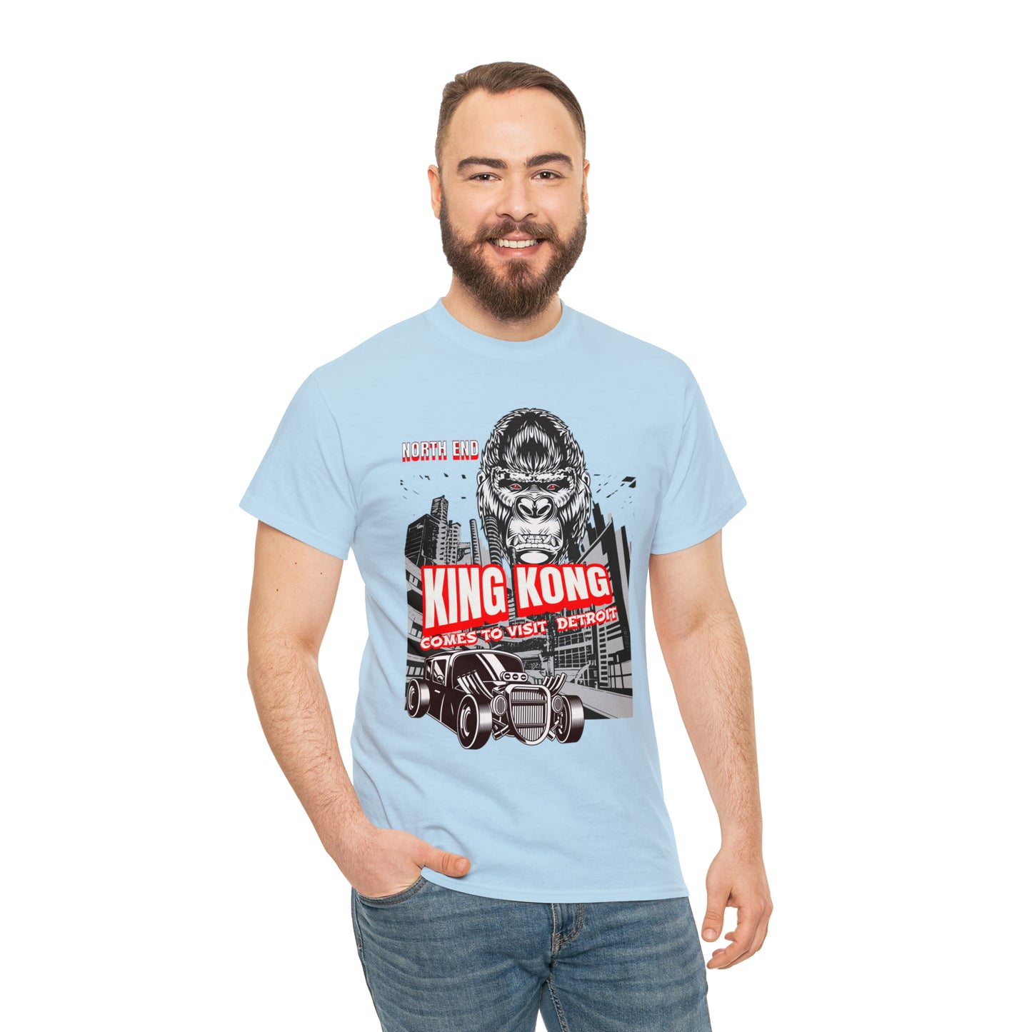 Unisex Heavy Cotton Tee NORTH END KONG