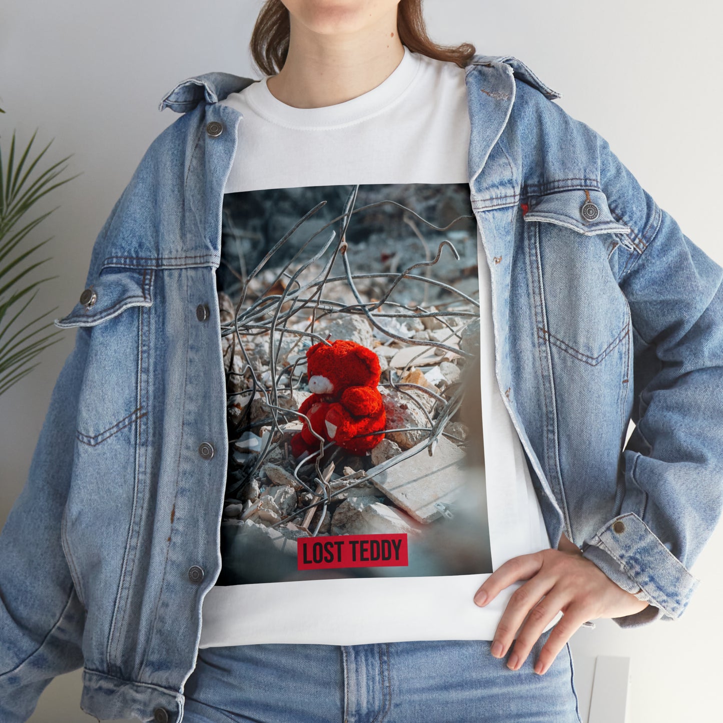 Unisex Heavy Cotton Tee Lost Teddy