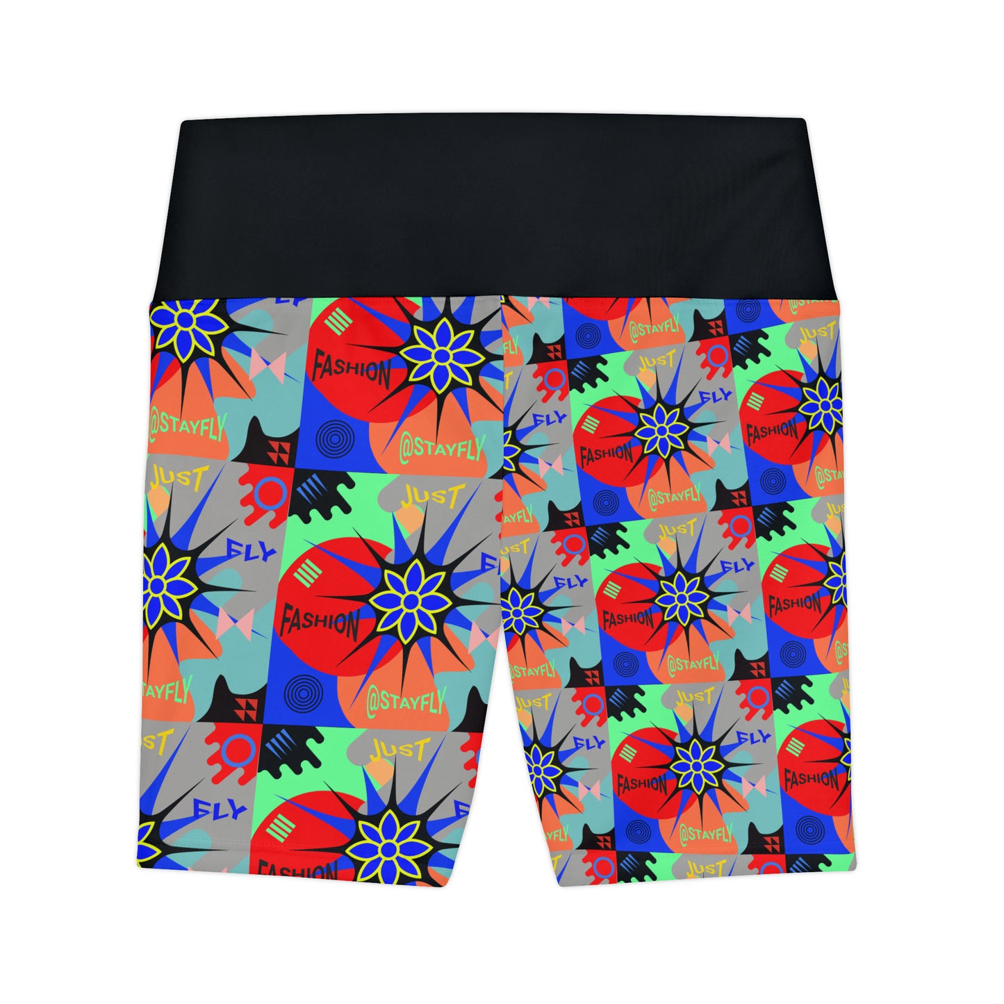 Women's Workout Shorts (AOP)STAR FLOWER