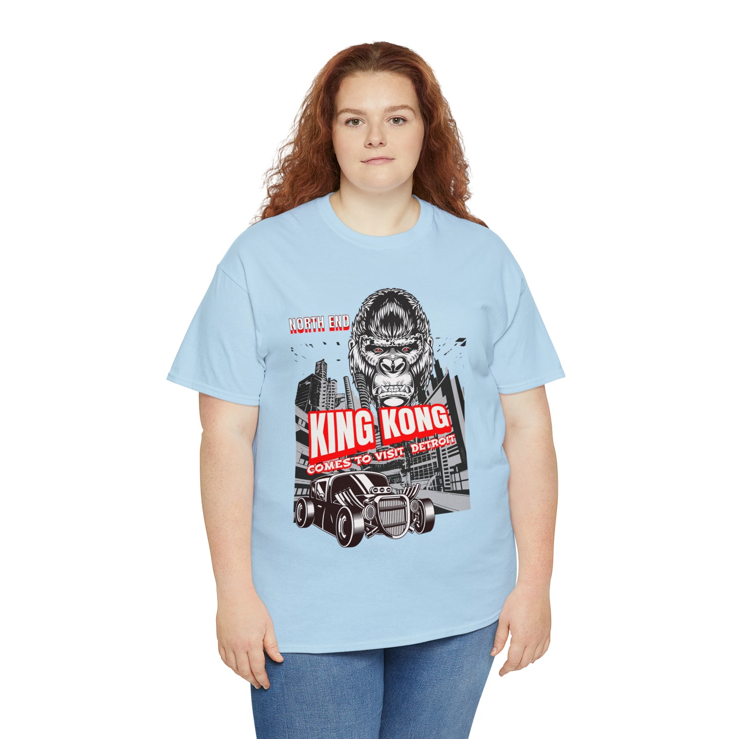 Unisex Heavy Cotton Tee NORTH END KONG