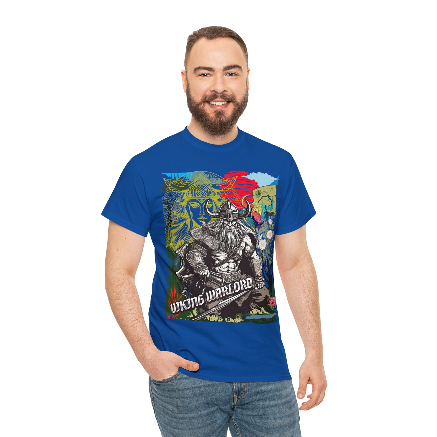 Unisex Heavy Cotton Tee  VIKING WARLORD
