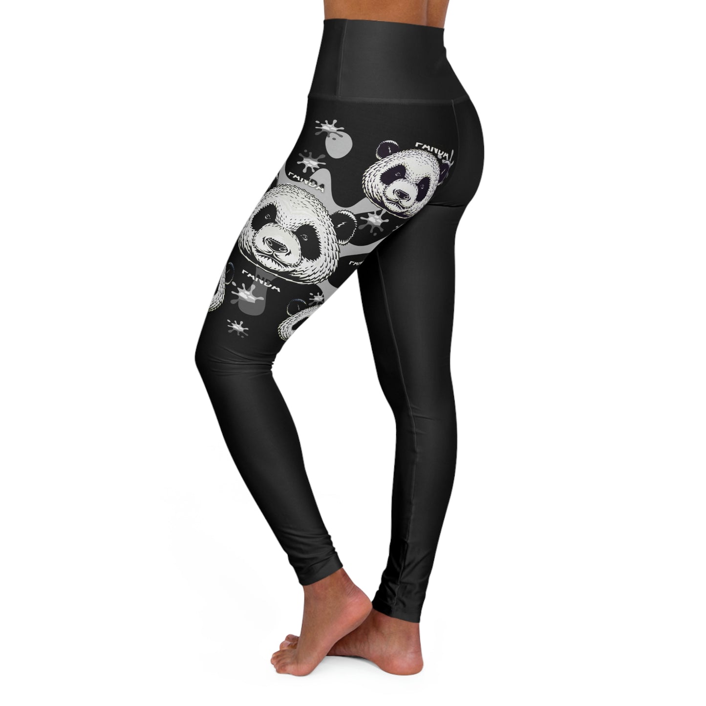 High Waisted Yoga Leggings (AOP)