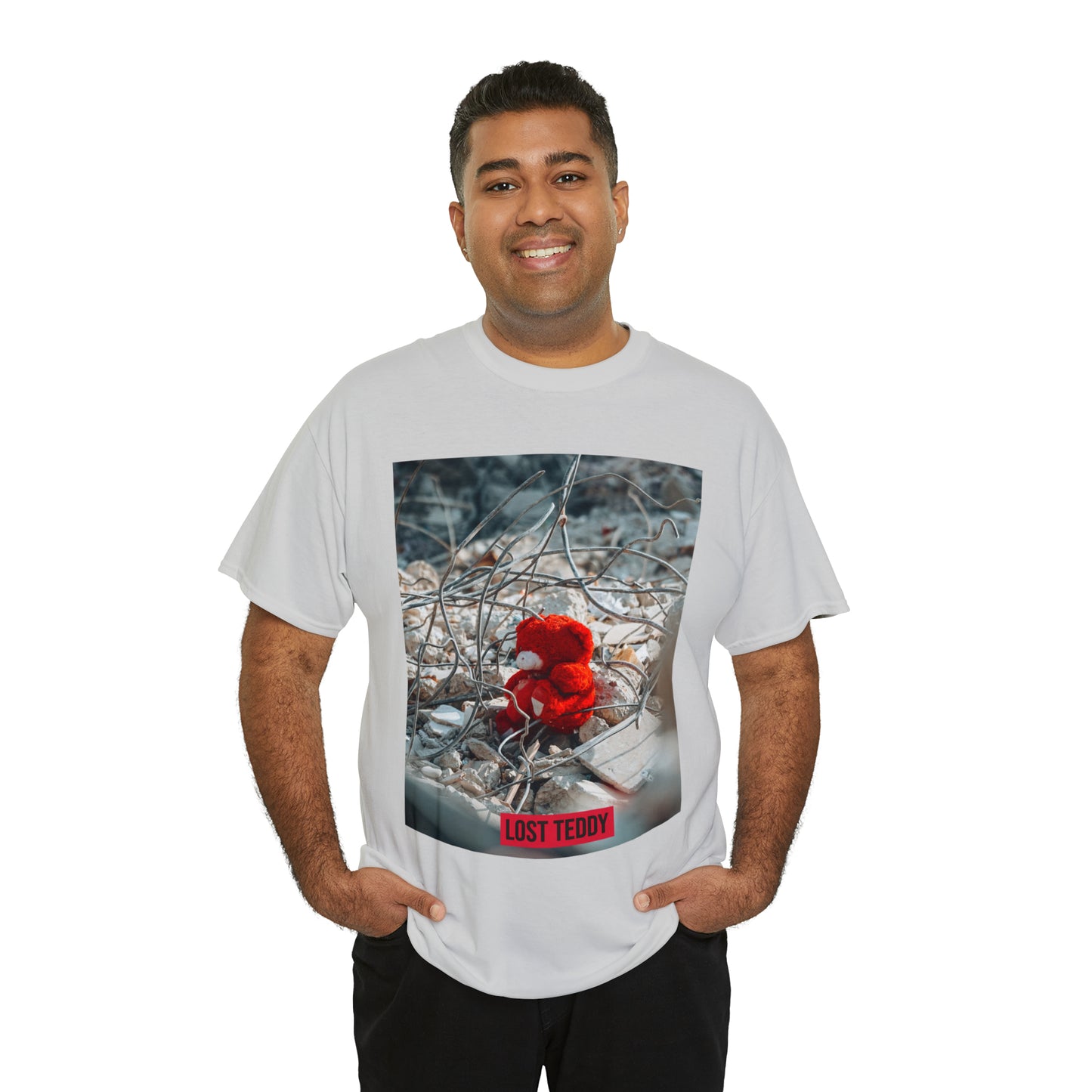 Unisex Heavy Cotton Tee Lost Teddy