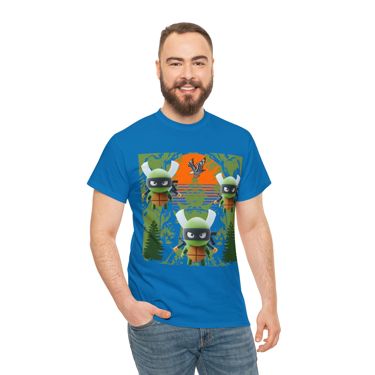 Unisex Heavy Cotton Tee The return of the three ninjas