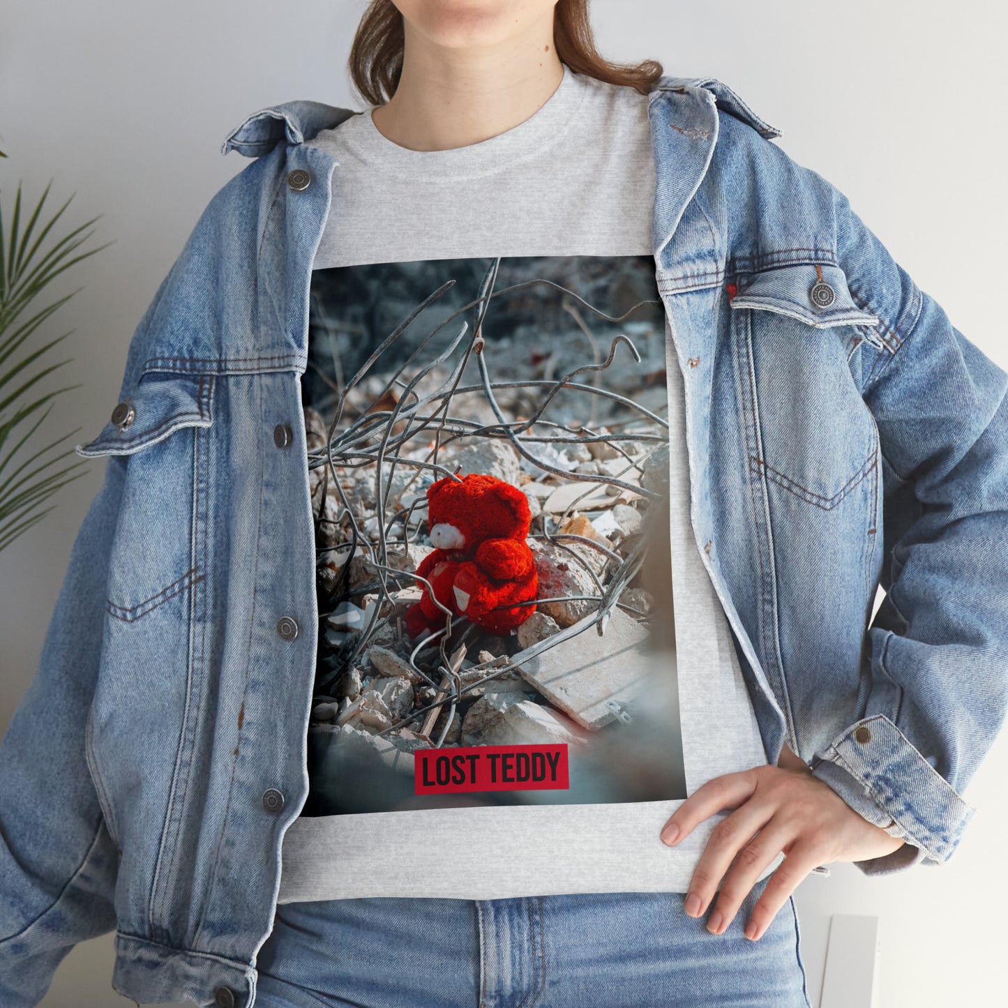 Unisex Heavy Cotton Tee Lost Teddy