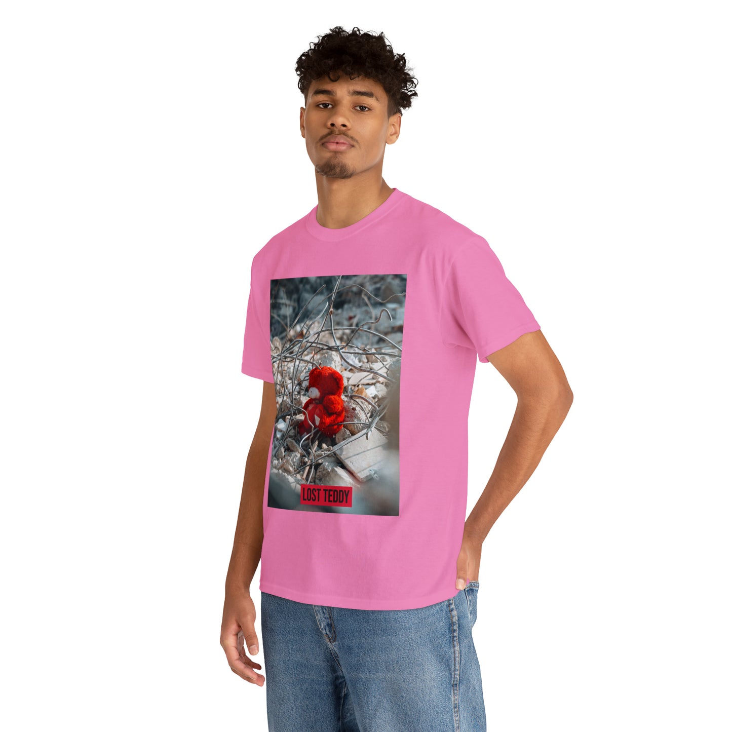 Unisex Heavy Cotton Tee Lost Teddy