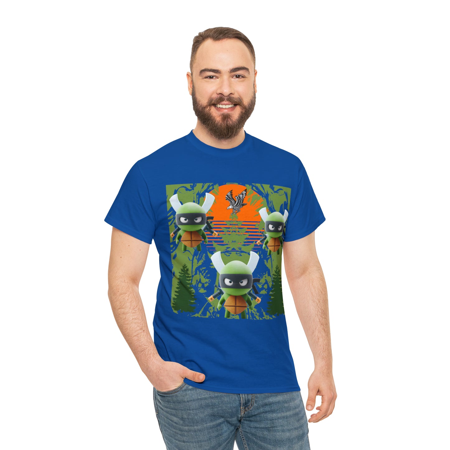 Unisex Heavy Cotton Tee The return of the three ninjas