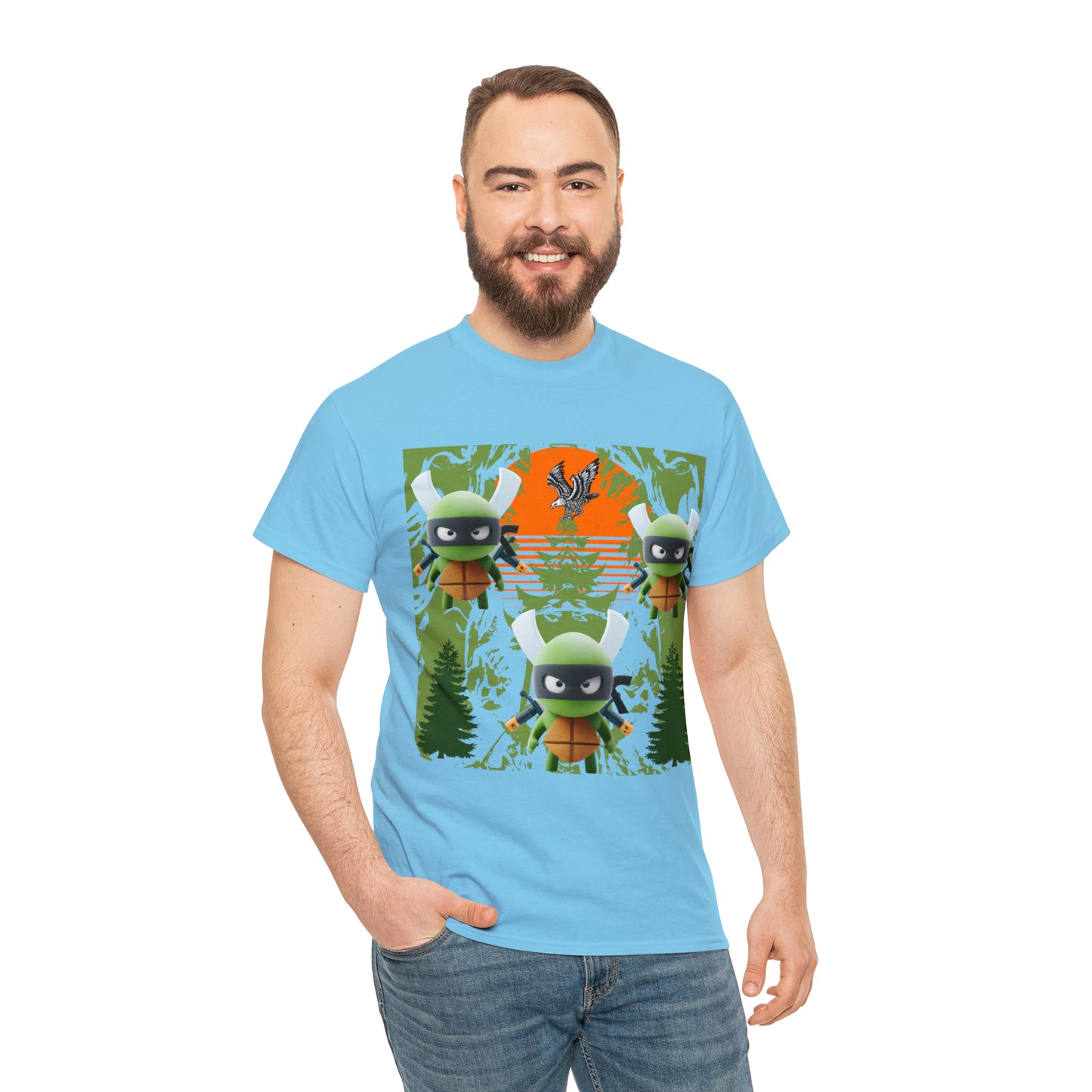 Unisex Heavy Cotton Tee The return of the three ninjas