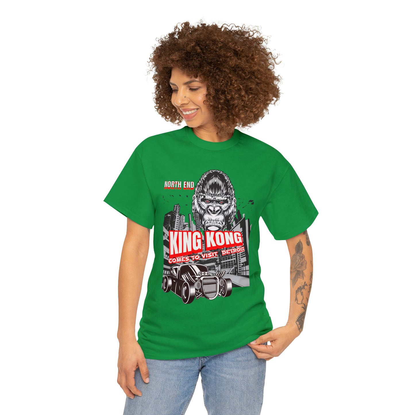 Unisex Heavy Cotton Tee NORTH END KONG