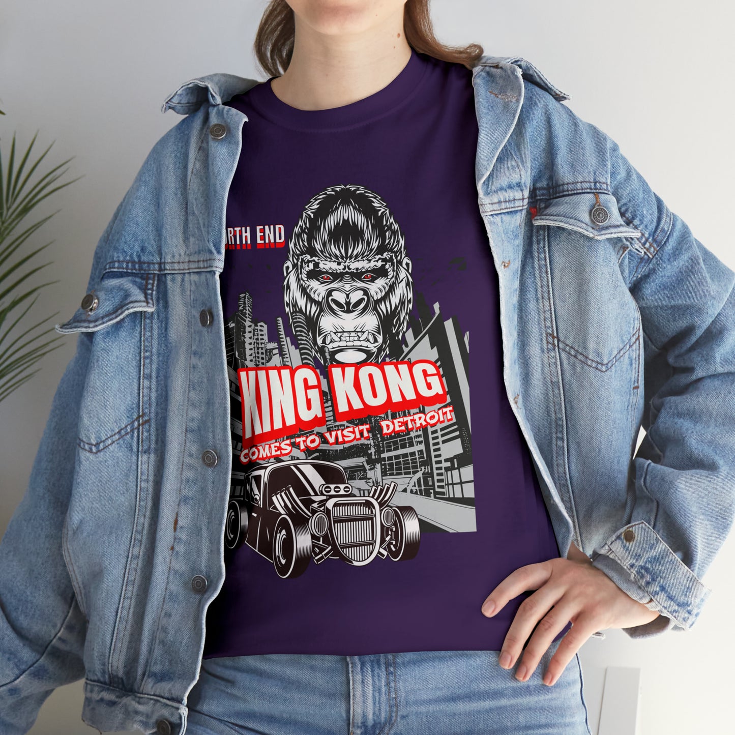 Unisex Heavy Cotton Tee NORTH END KONG