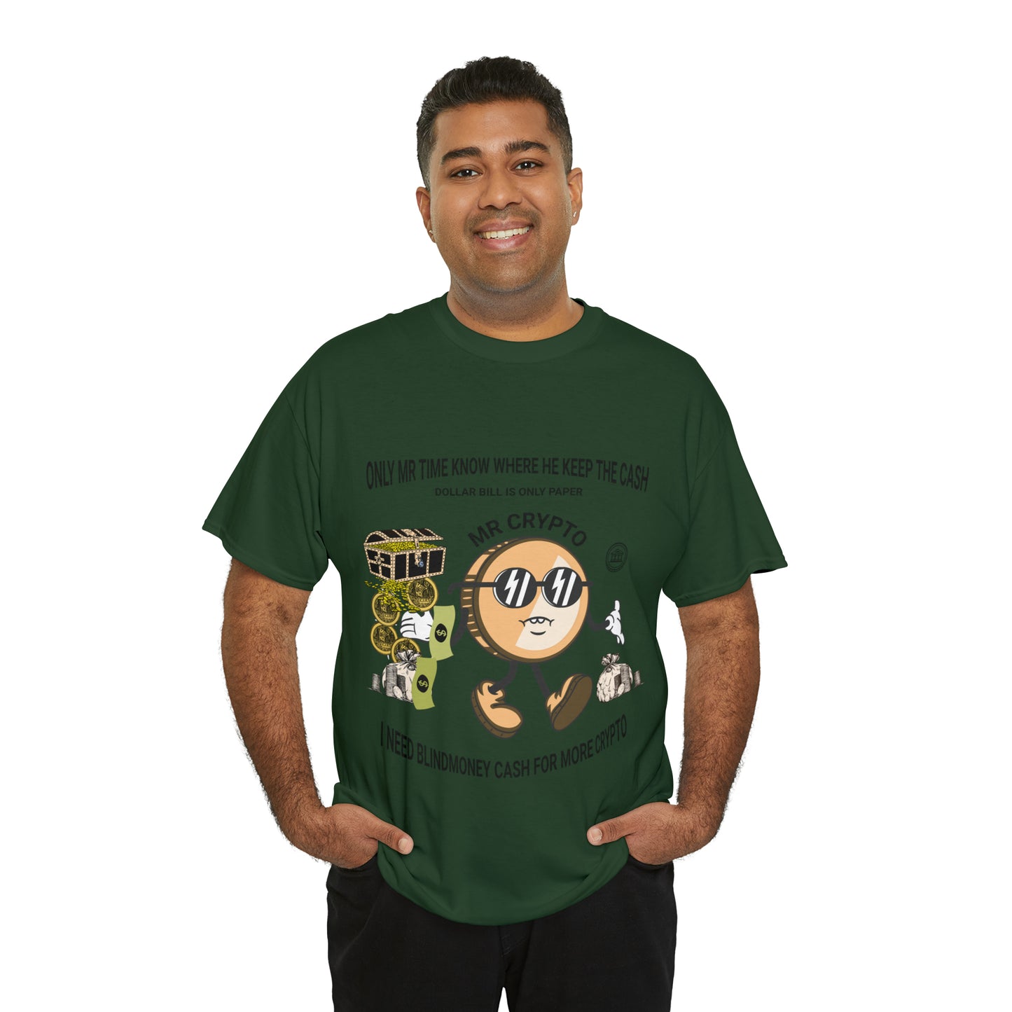 Unisex Heavy Cotton Tee  MR CRYPTO