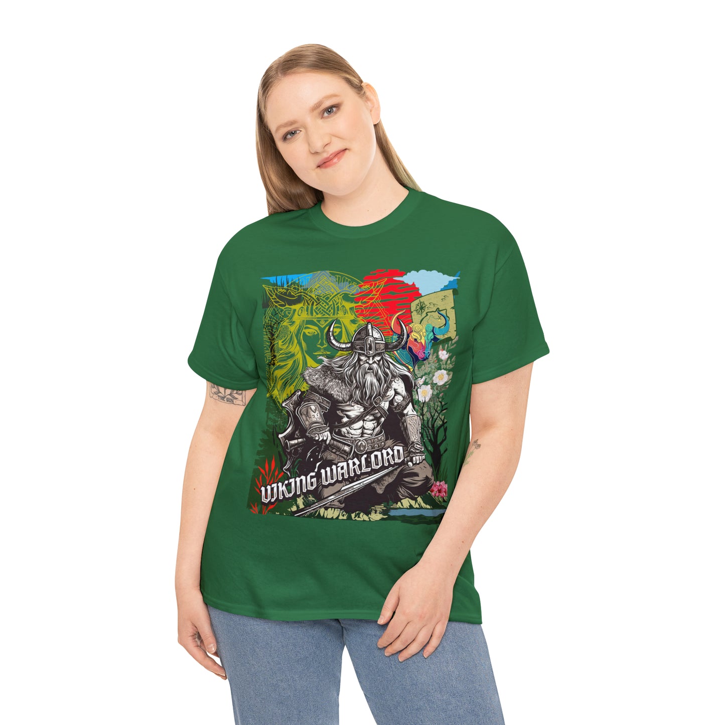 Unisex Heavy Cotton Tee  VIKING WARLORD