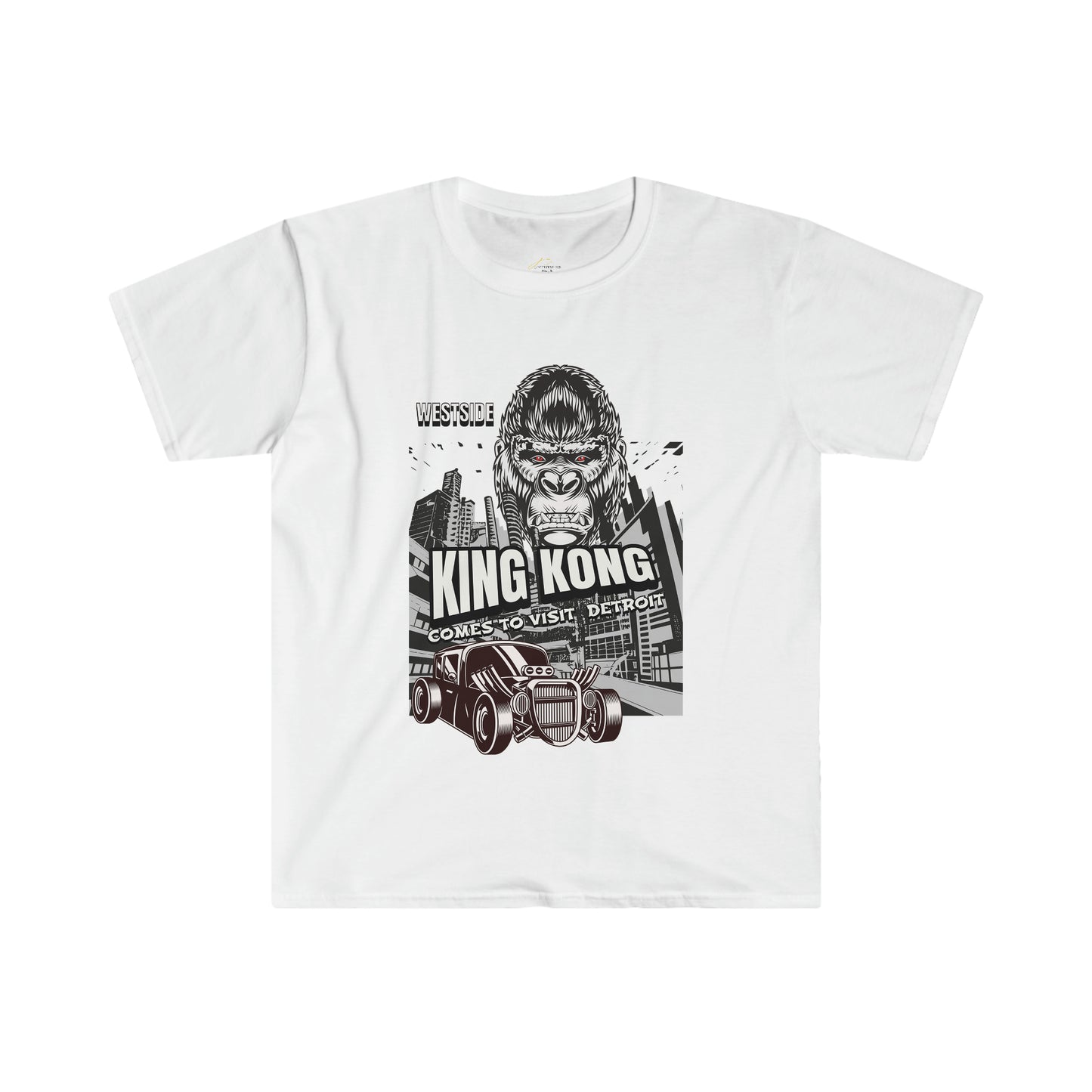 Unisex Softstyle T-Shirt KING KONG WHT