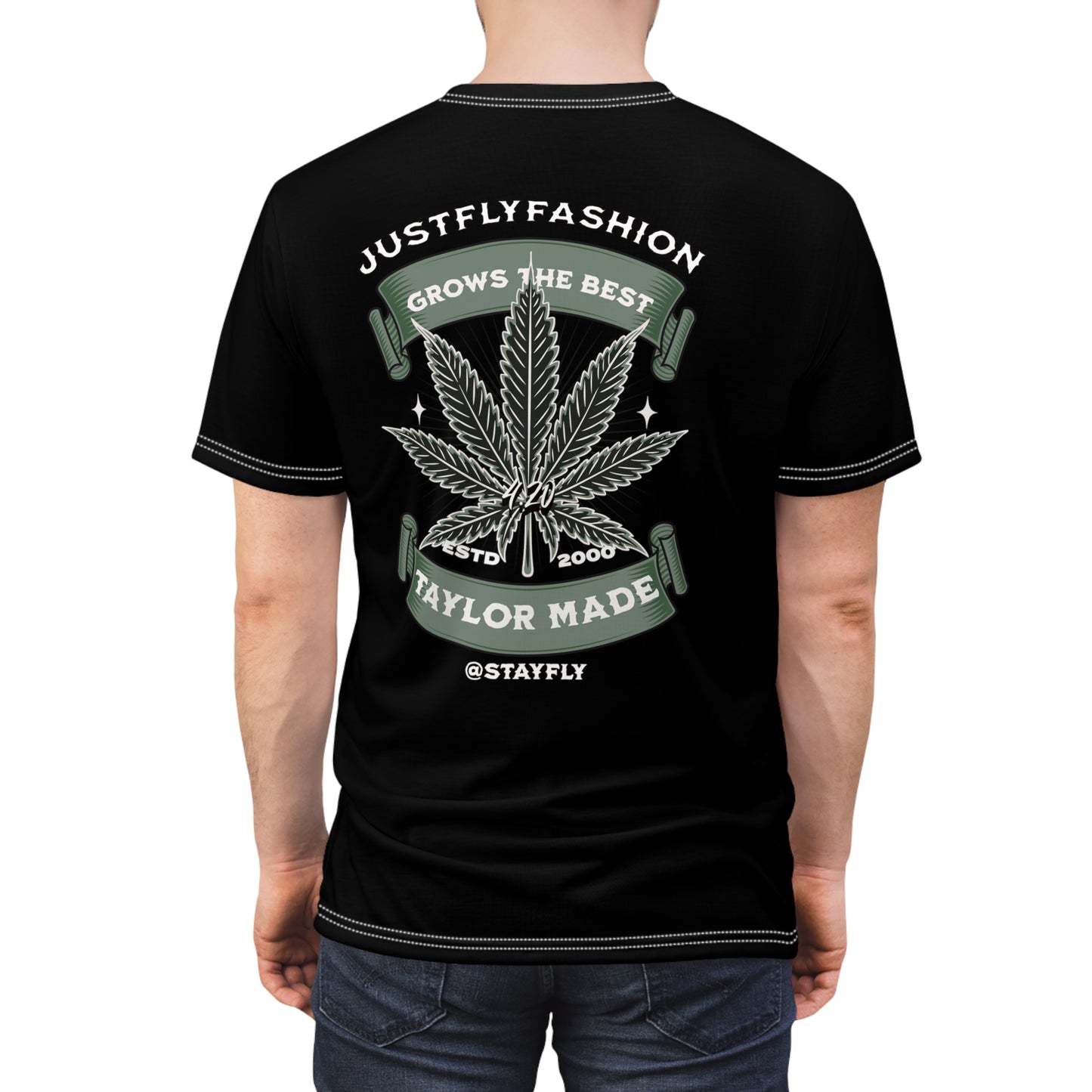 Unisex Cut & Sew Tee (AOP) JUST FLY FASHION GRWS THE BEST TAYOR MADE