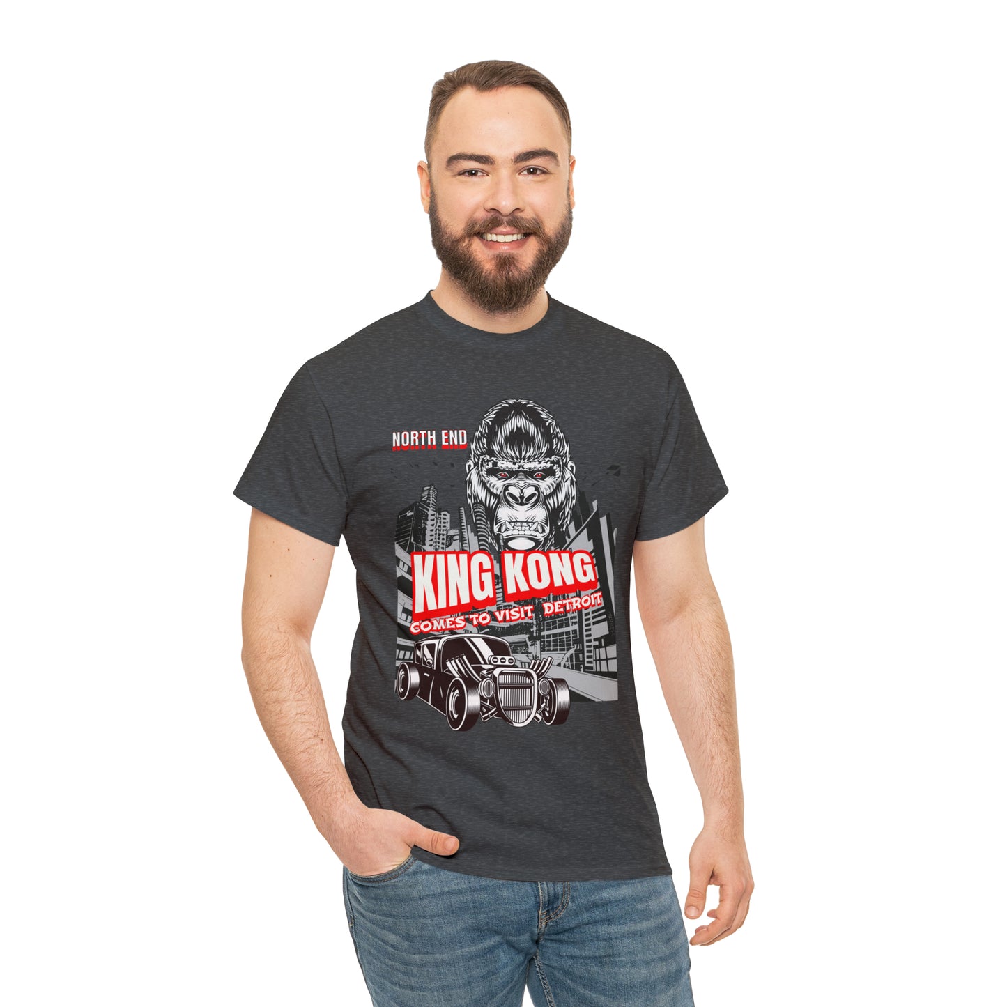 Unisex Heavy Cotton Tee NORTH END KONG