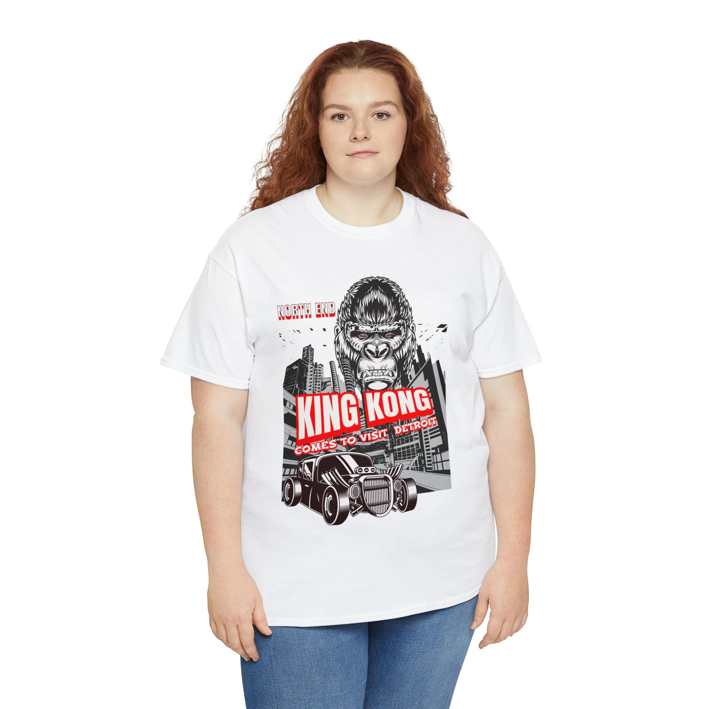 Unisex Heavy Cotton Tee NORTH END KONG