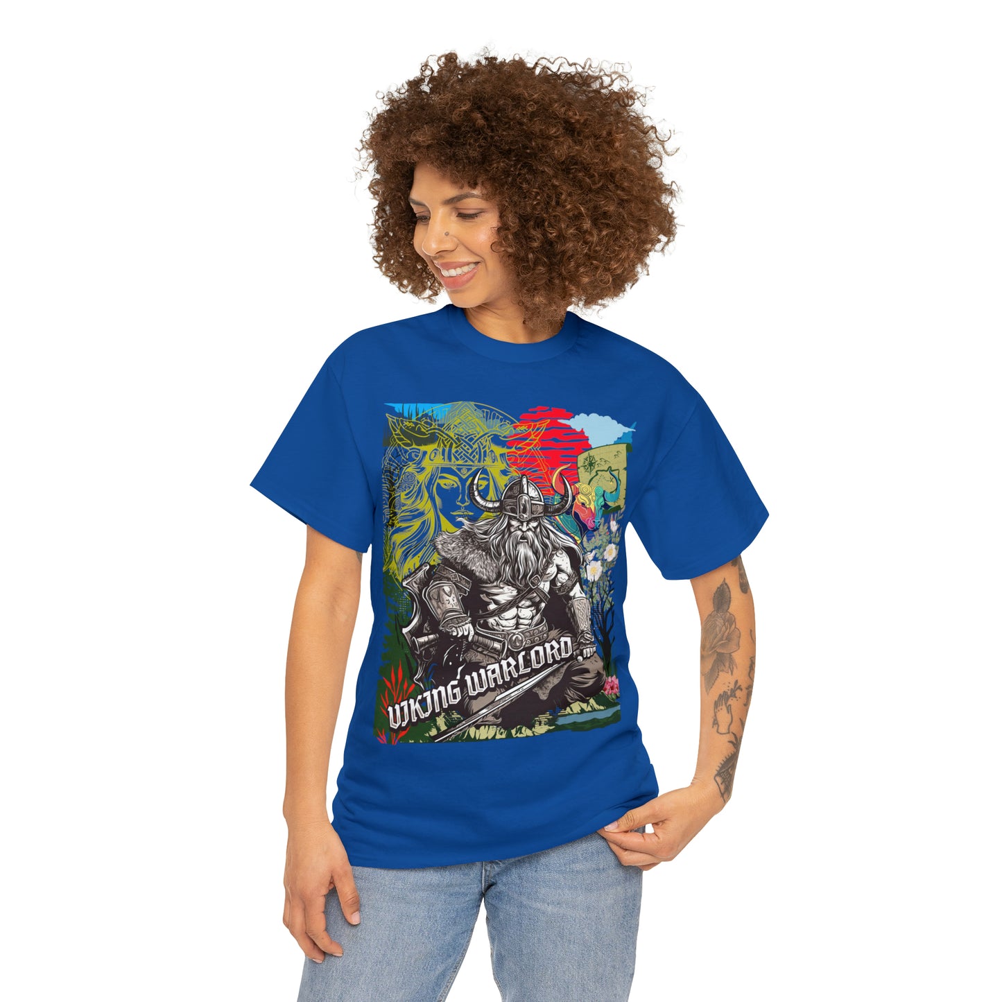 Unisex Heavy Cotton Tee  VIKING WARLORD