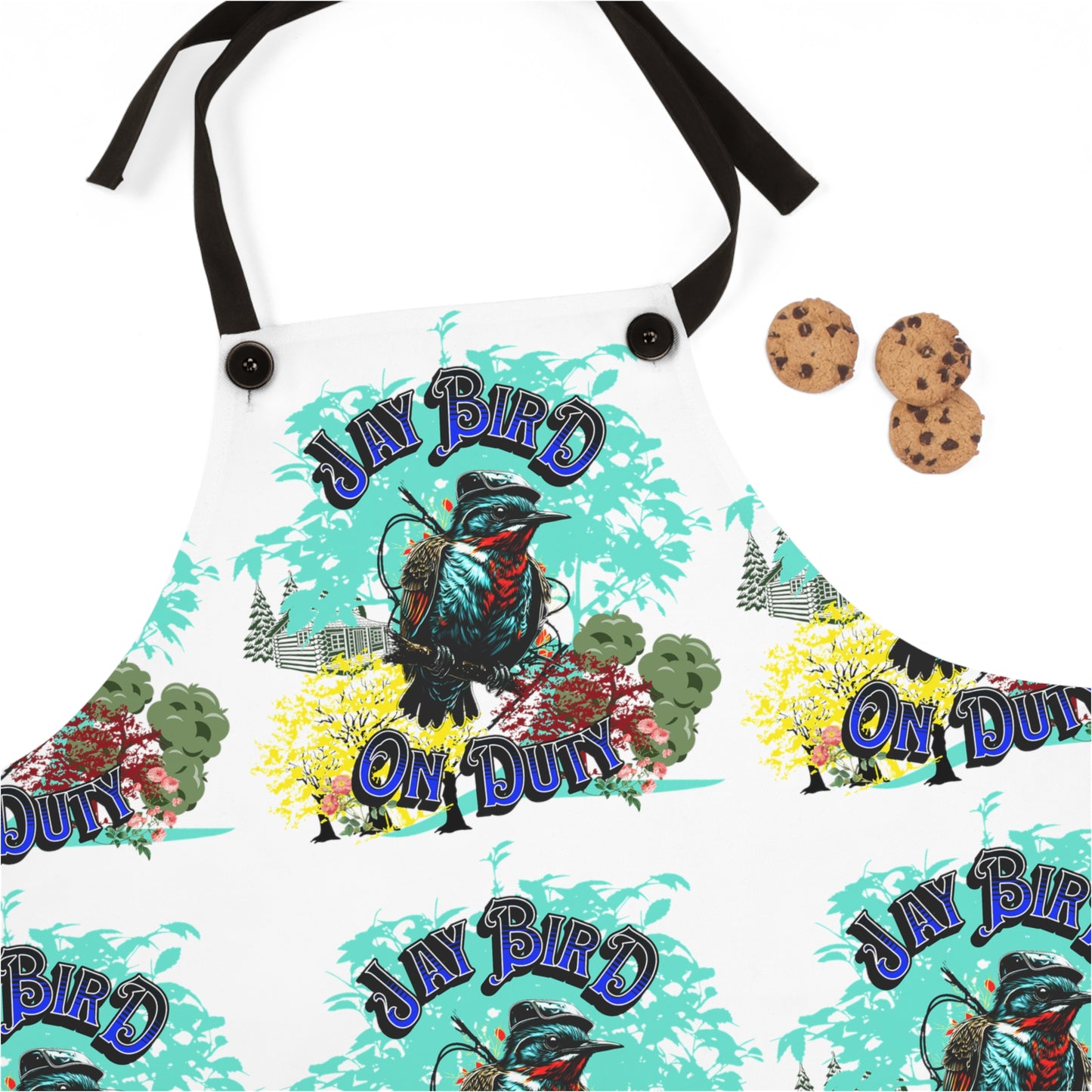 Apron (AOP) JAY BIRD ON DUTY
