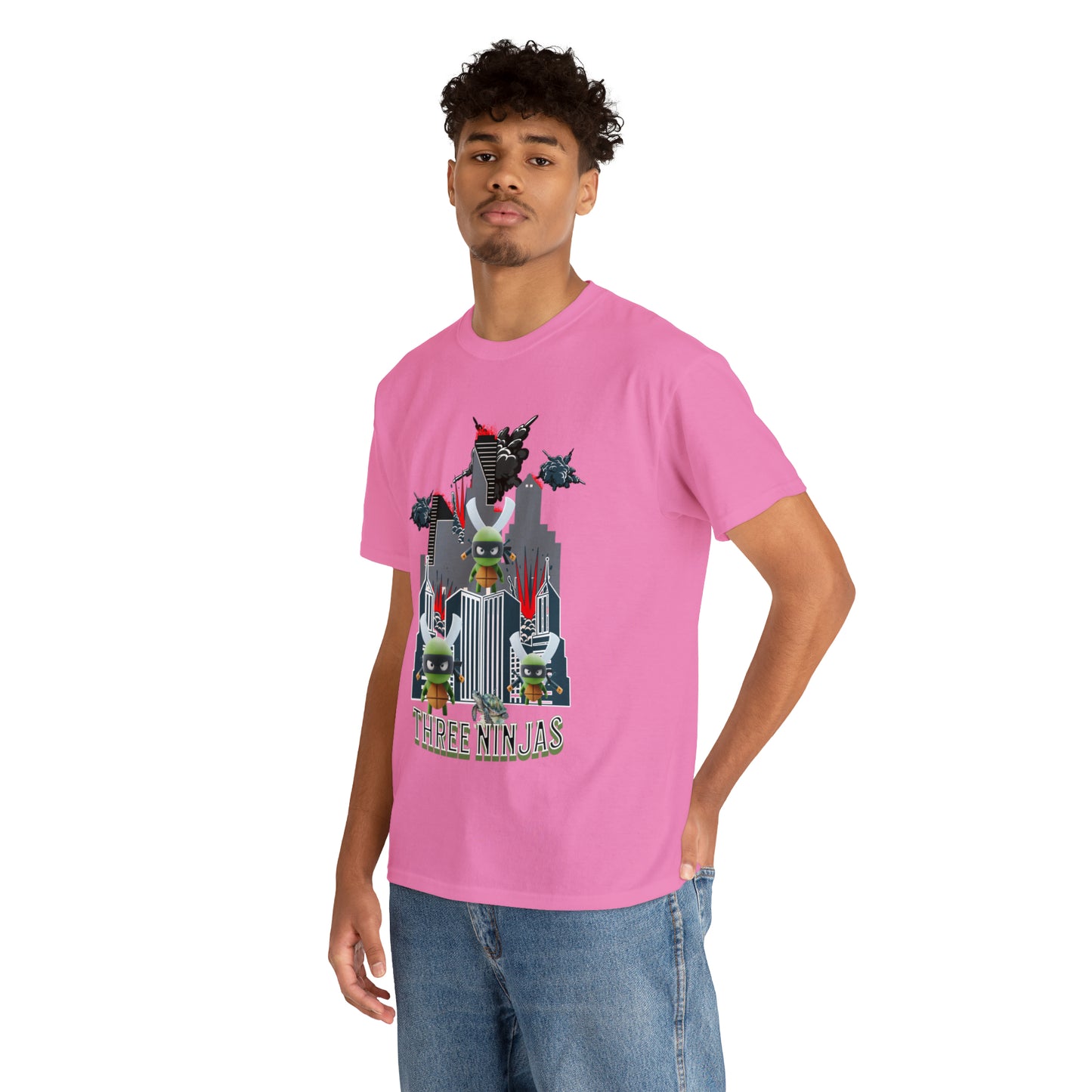 Unisex Heavy Cotton Tee  Three Ninjas