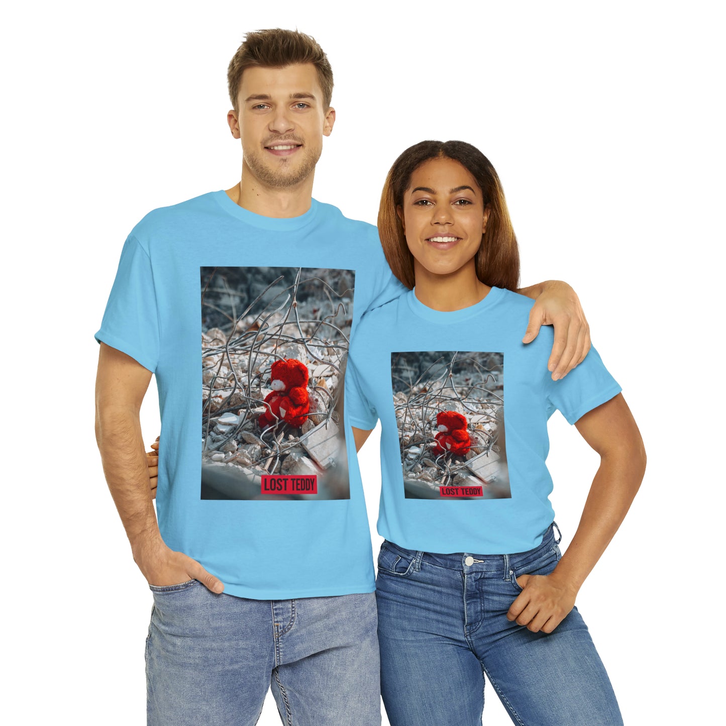 Unisex Heavy Cotton Tee Lost Teddy