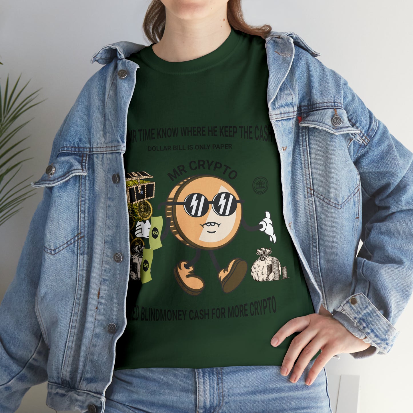 Unisex Heavy Cotton Tee  MR CRYPTO