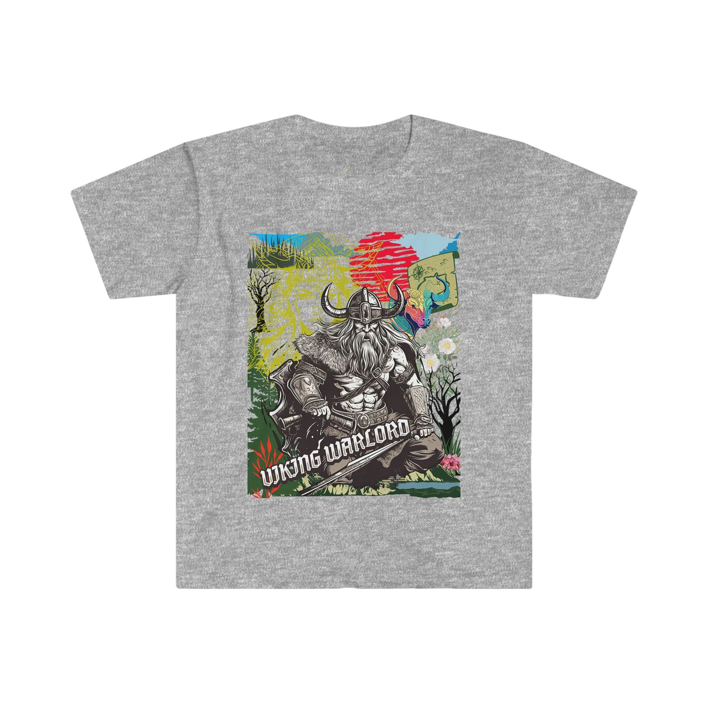 Unisex Softstyle T-Shirt Viking Warlord