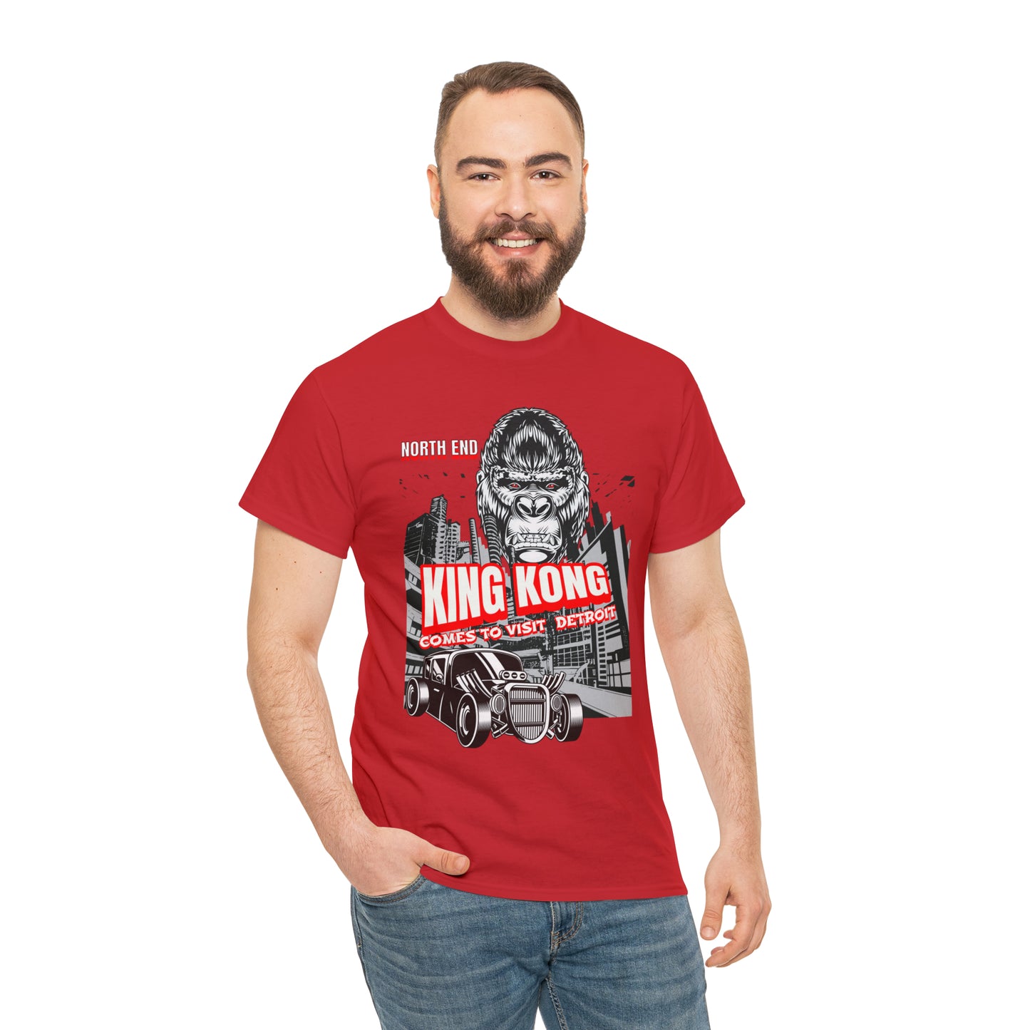 Unisex Heavy Cotton Tee NORTH END KONG