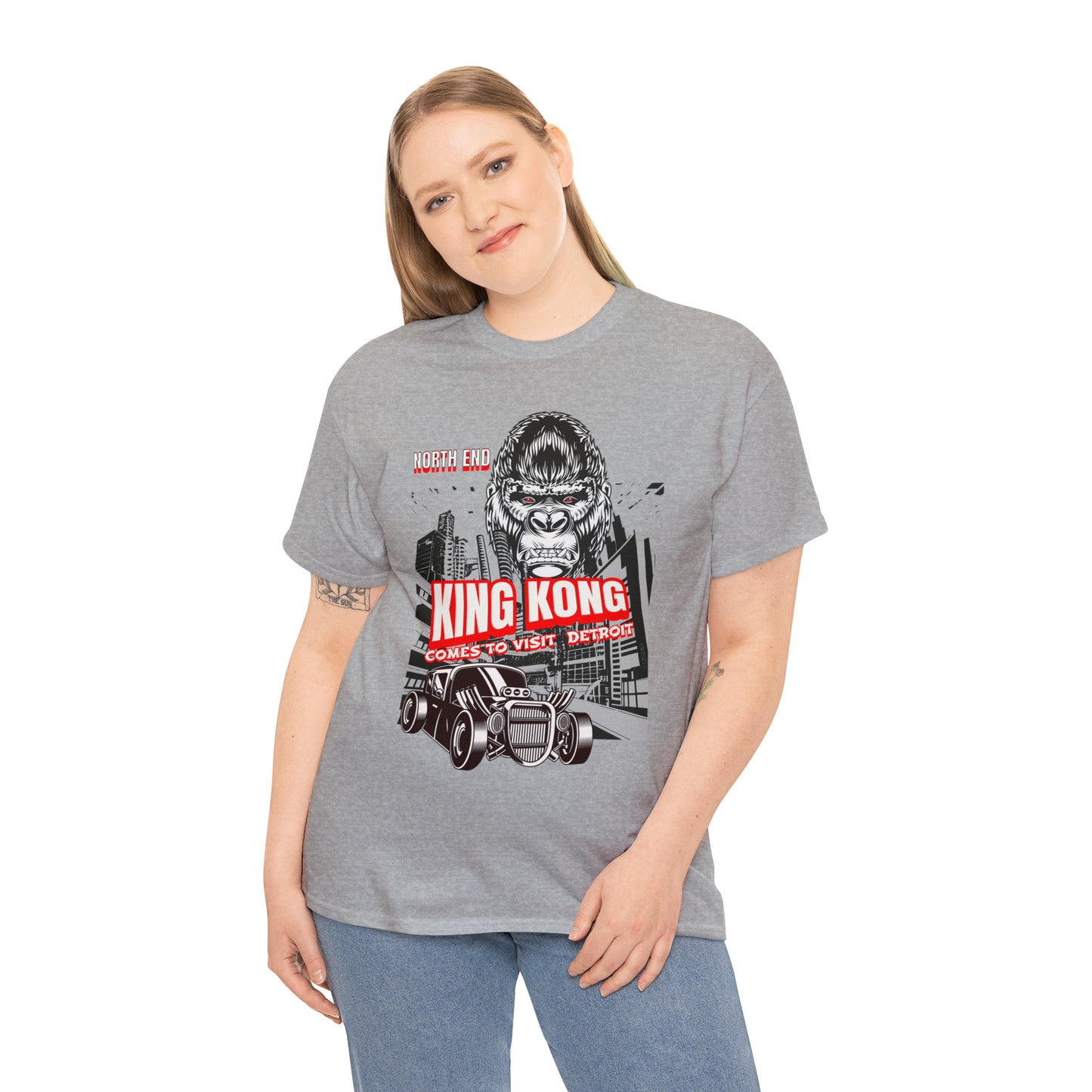 Unisex Heavy Cotton Tee NORTH END KONG