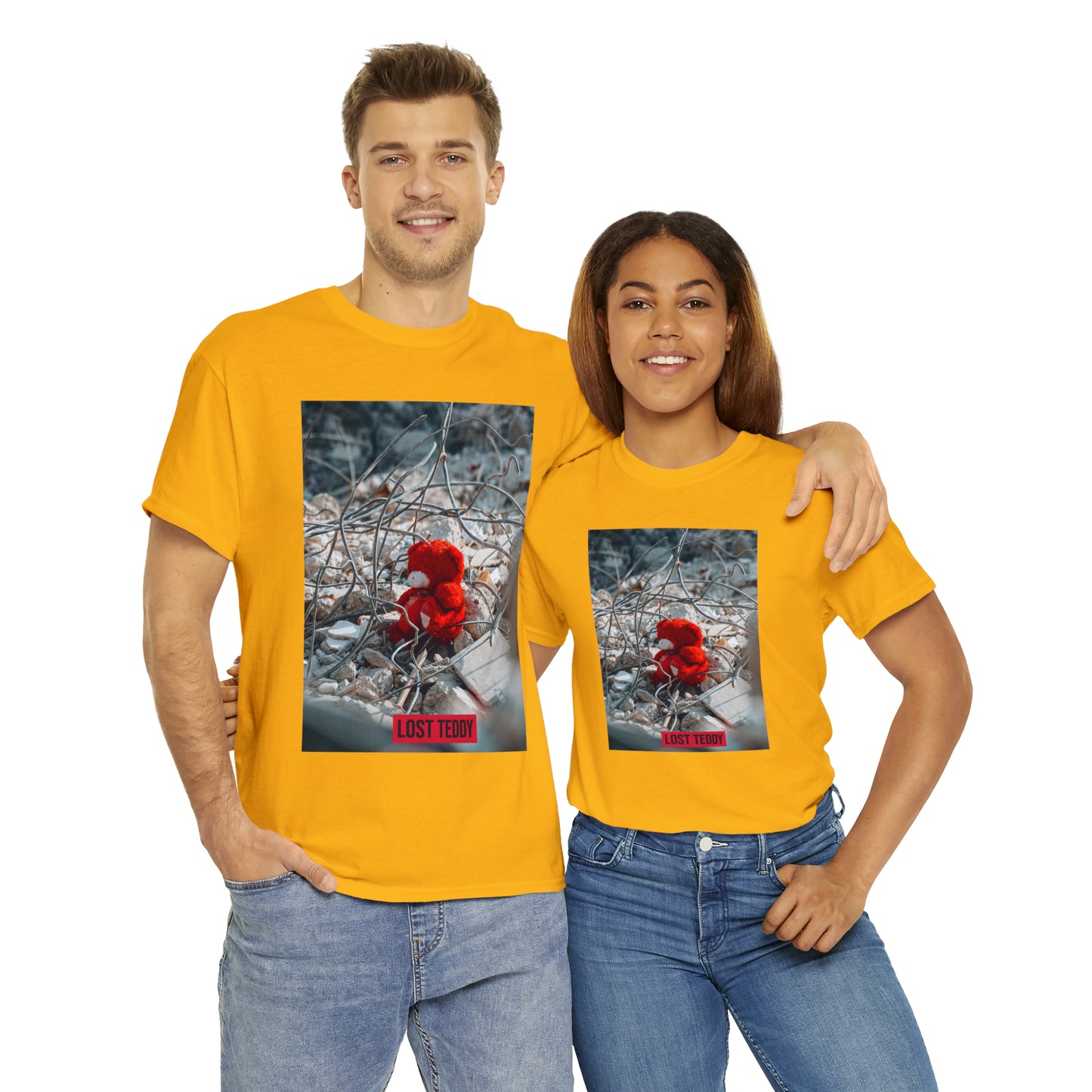 Unisex Heavy Cotton Tee Lost Teddy