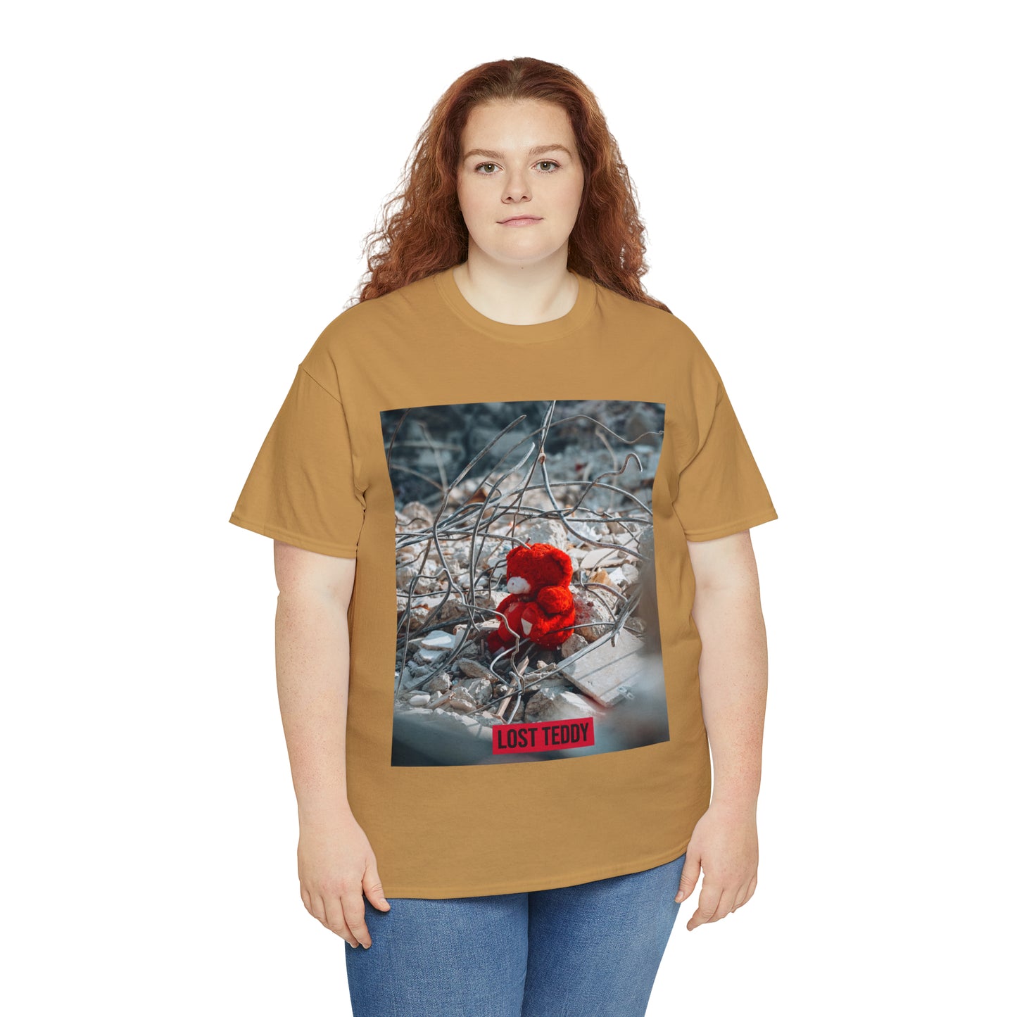 Unisex Heavy Cotton Tee Lost Teddy