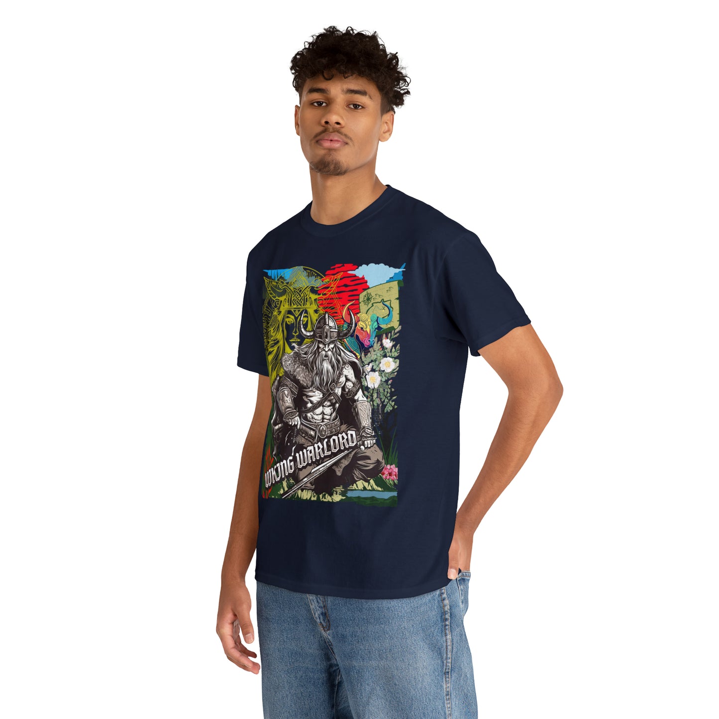 Unisex Heavy Cotton Tee  VIKING WARLORD