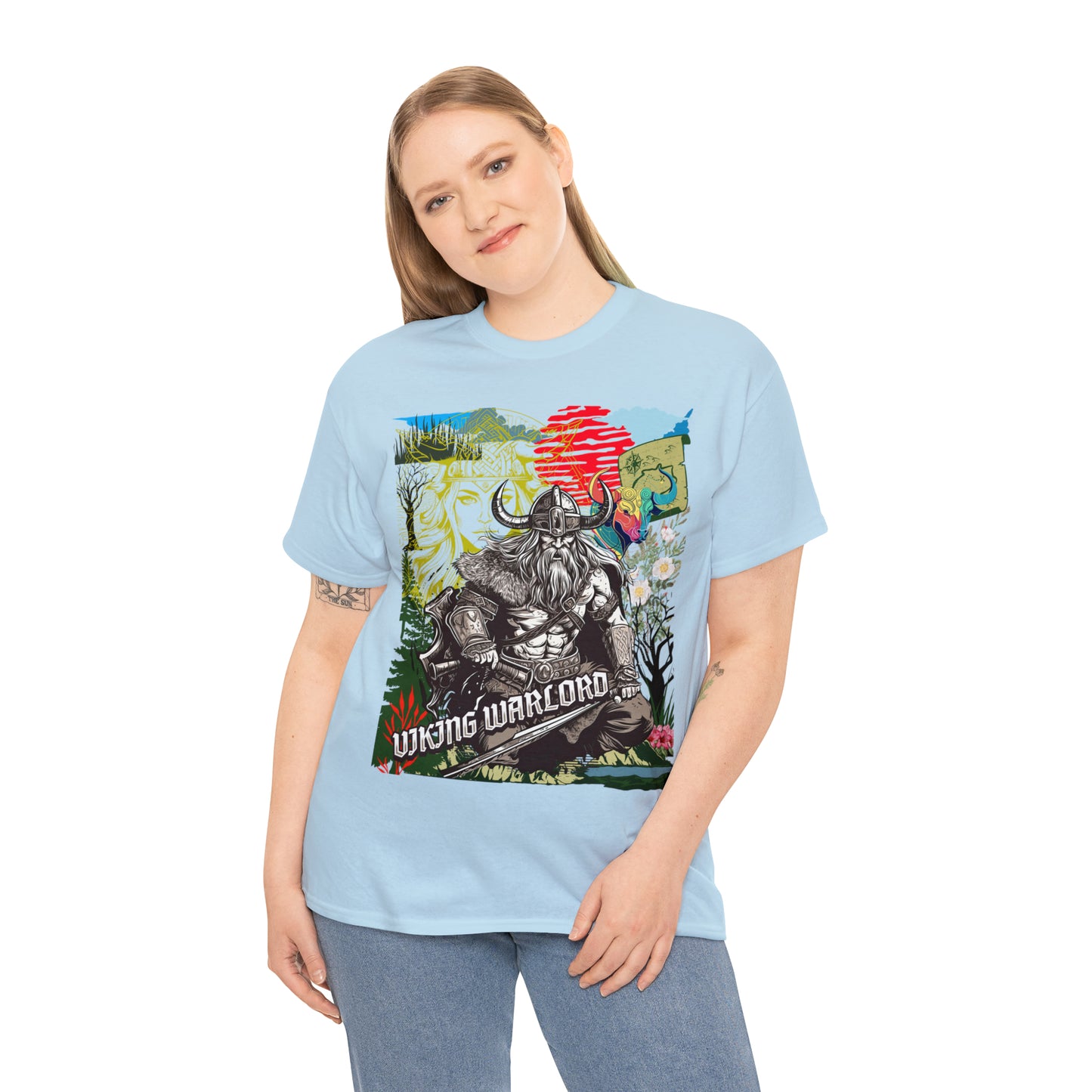 Unisex Heavy Cotton Tee  VIKING WARLORD