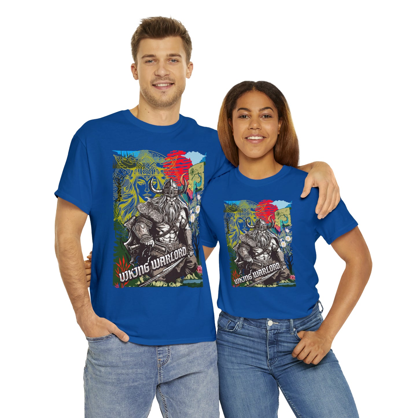 Unisex Heavy Cotton Tee  VIKING WARLORD