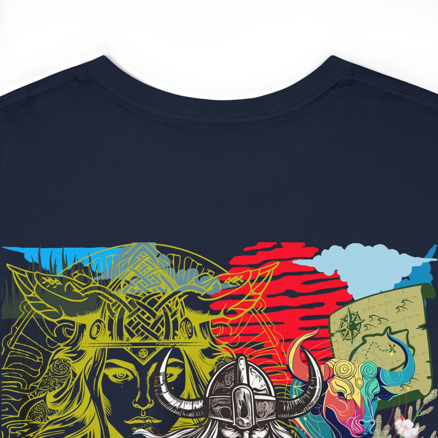 Unisex Heavy Cotton Tee  VIKING WARLORD
