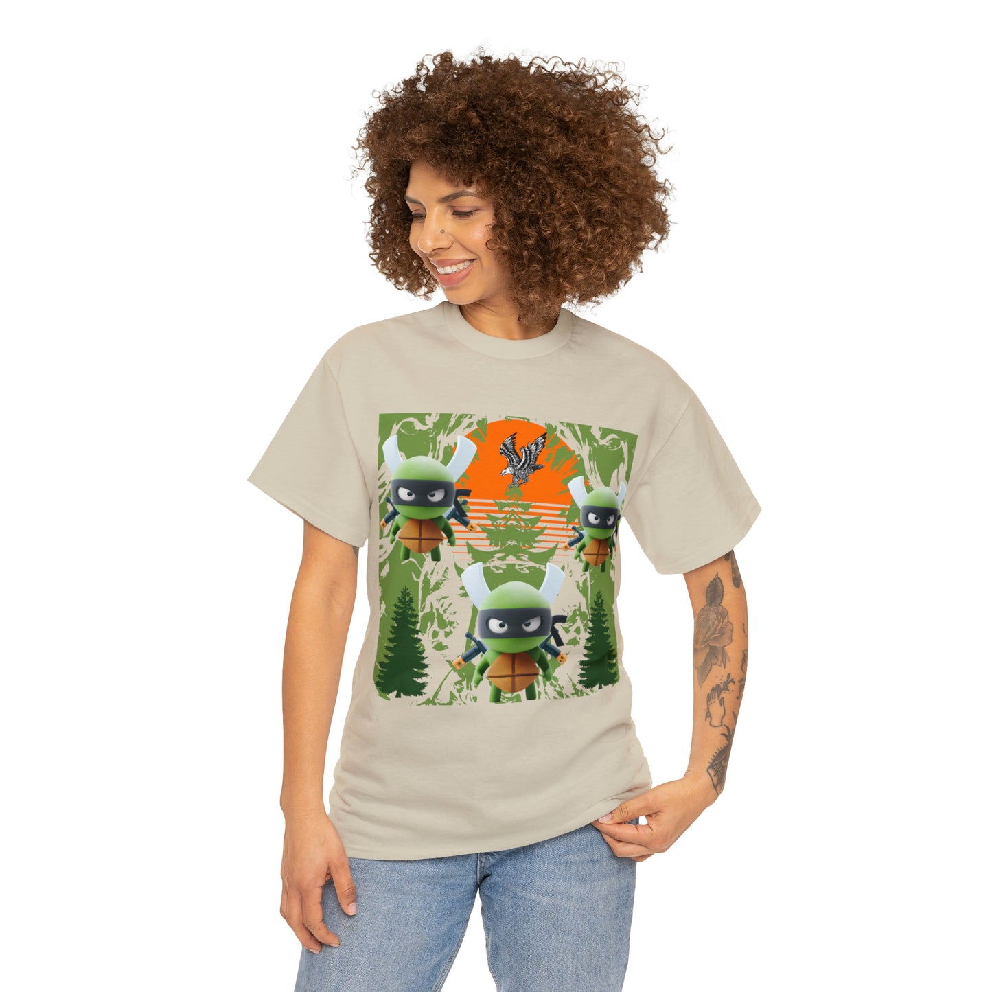 Unisex Heavy Cotton Tee The return of the three ninjas